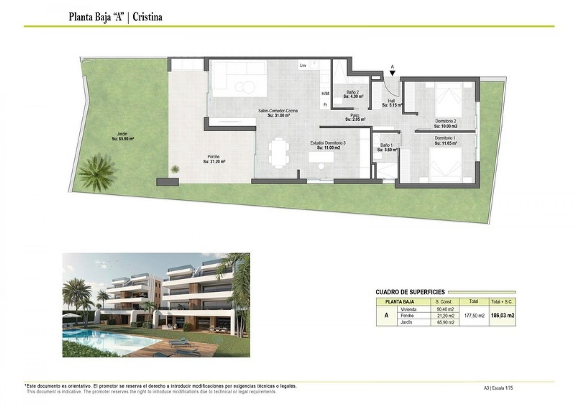 Osakehuoneisto sisään Alhama de Murcia, Región de Murcia 11538200