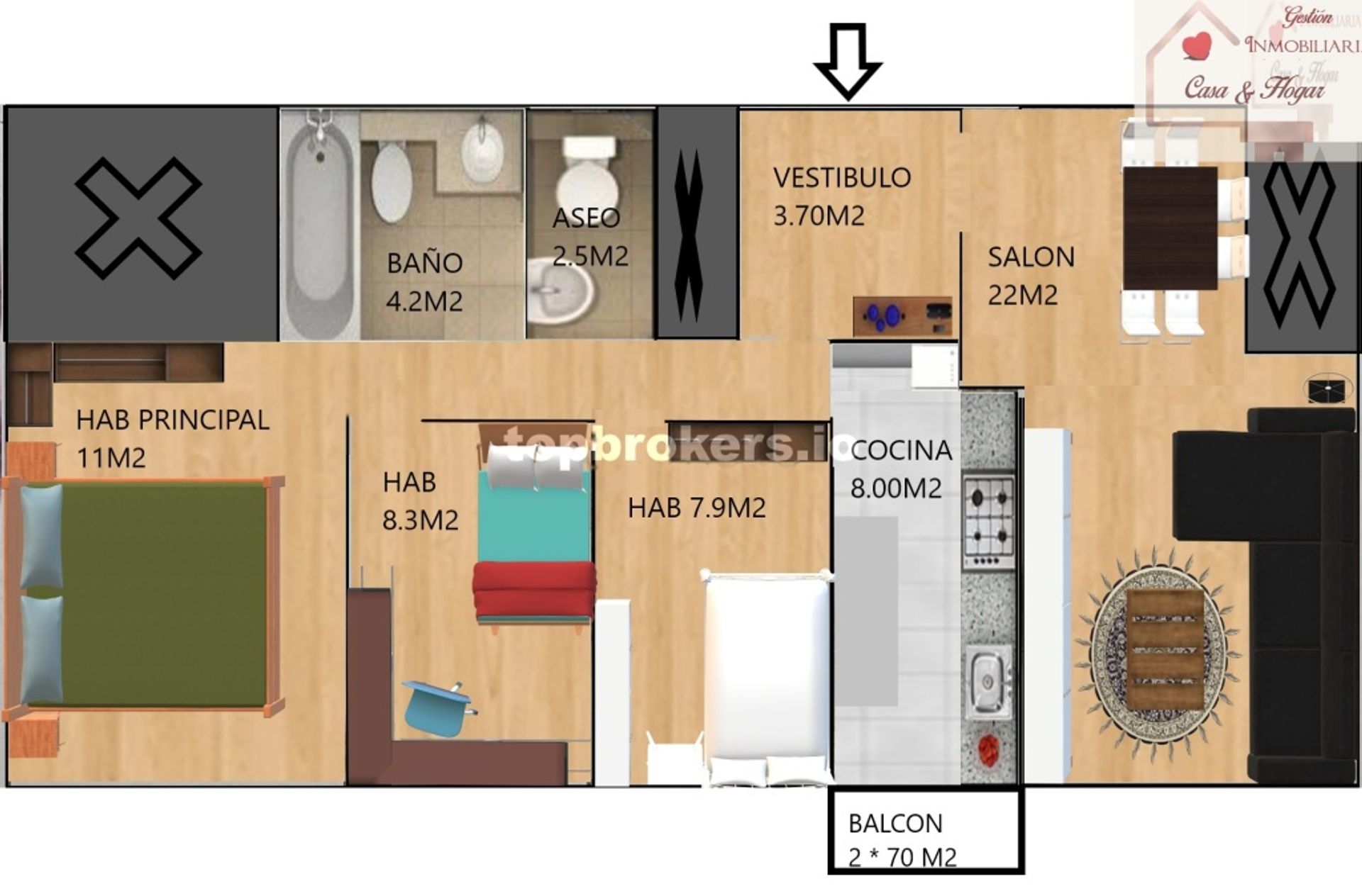 Kondominium w La Puebla de Alfindén, Aragón 11539209