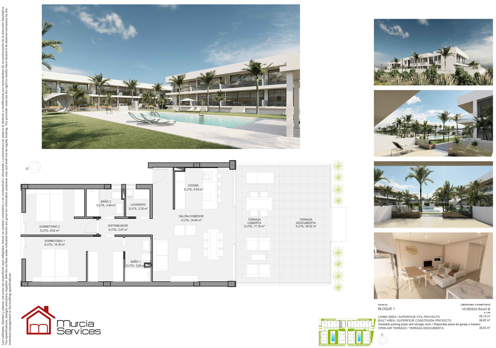 Condominio en Islas Menores, Región de Murcia 11539679