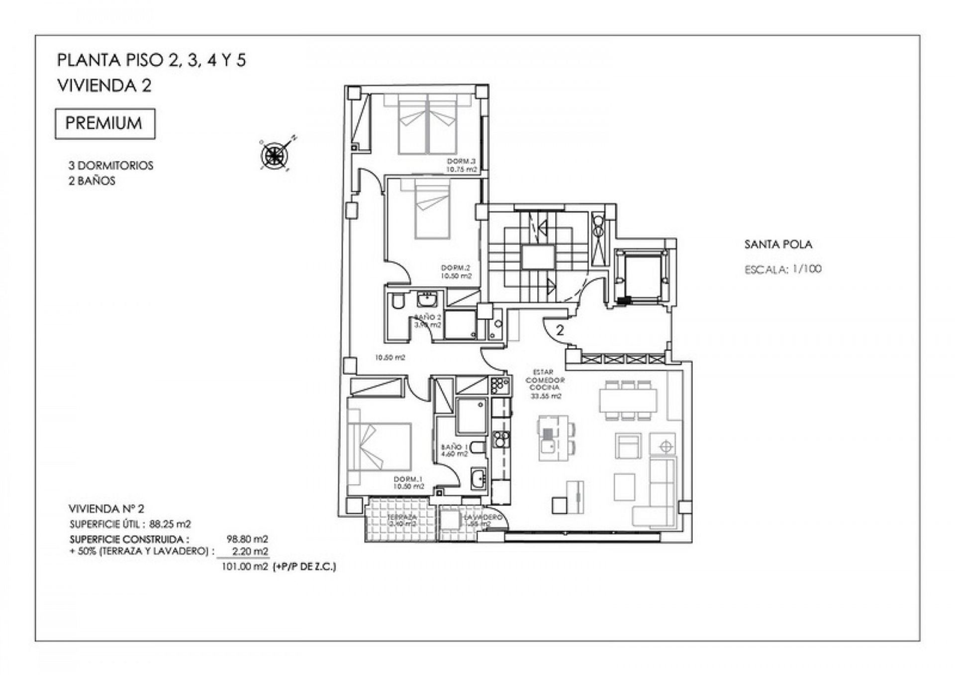 Kondominium w Santa Pola, Valencian Community 11540338