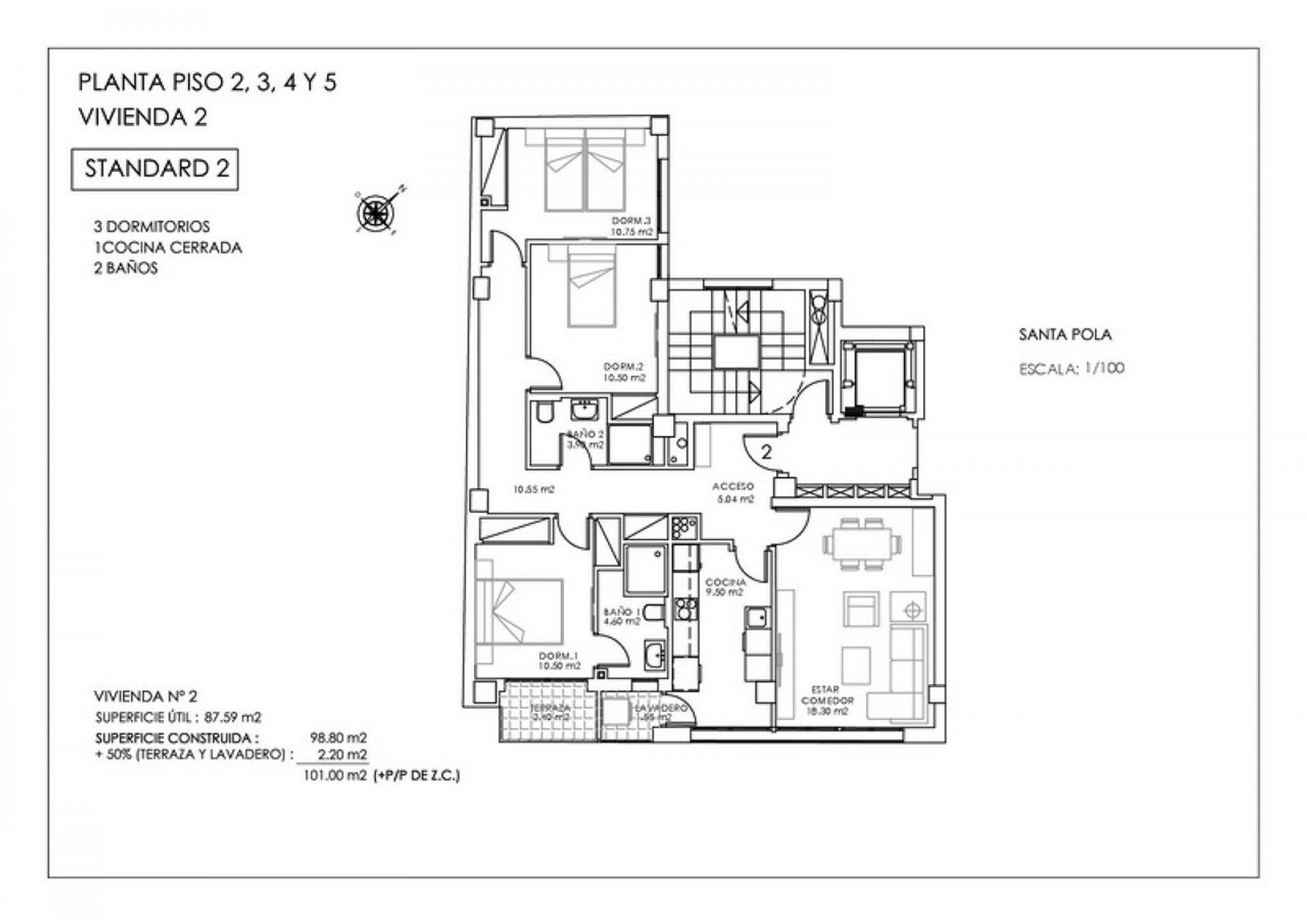 Kondominium w Santa Pola, Valencian Community 11540338