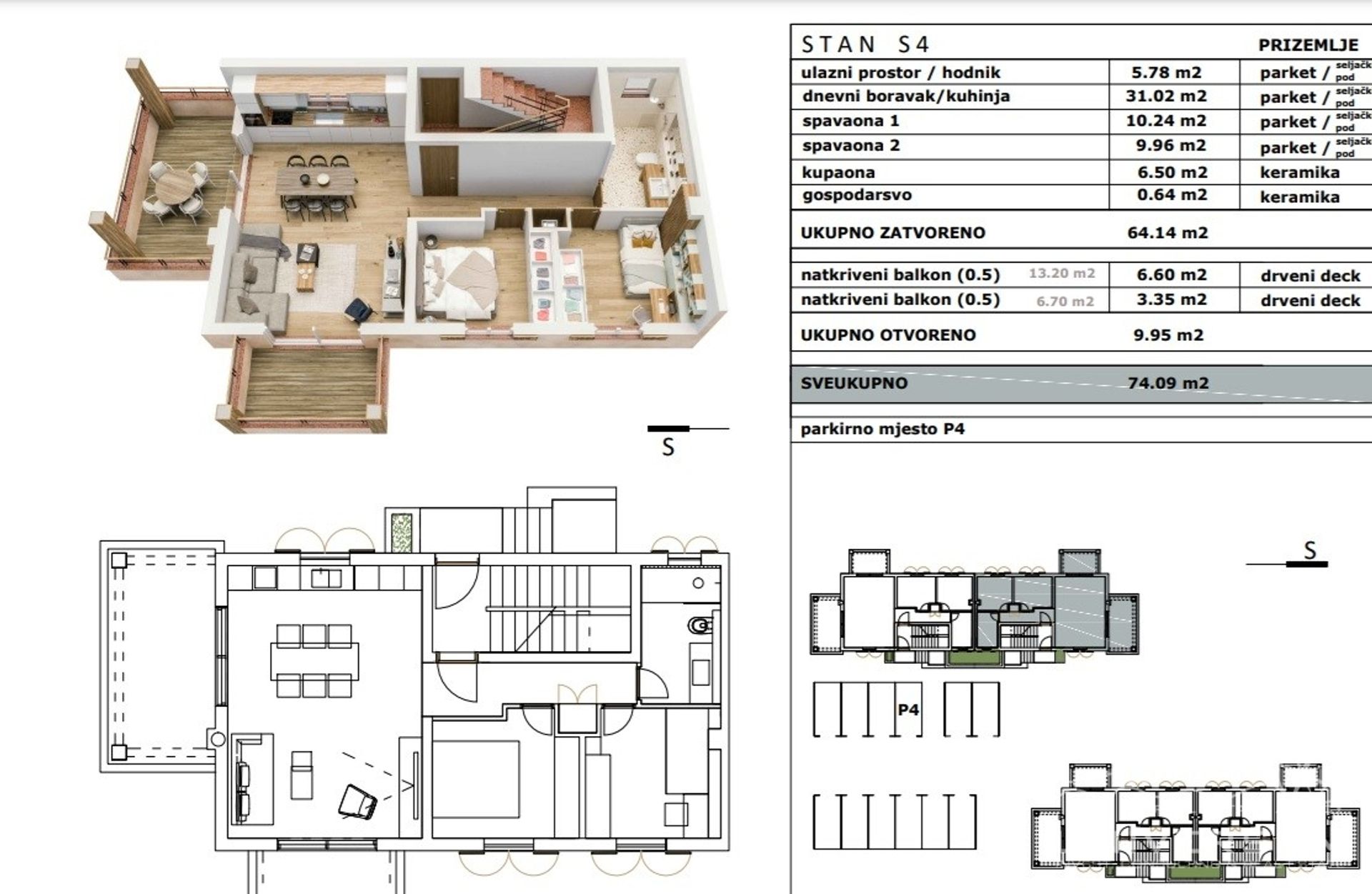 Condominio en Úmag, Istarska Županija 11545130