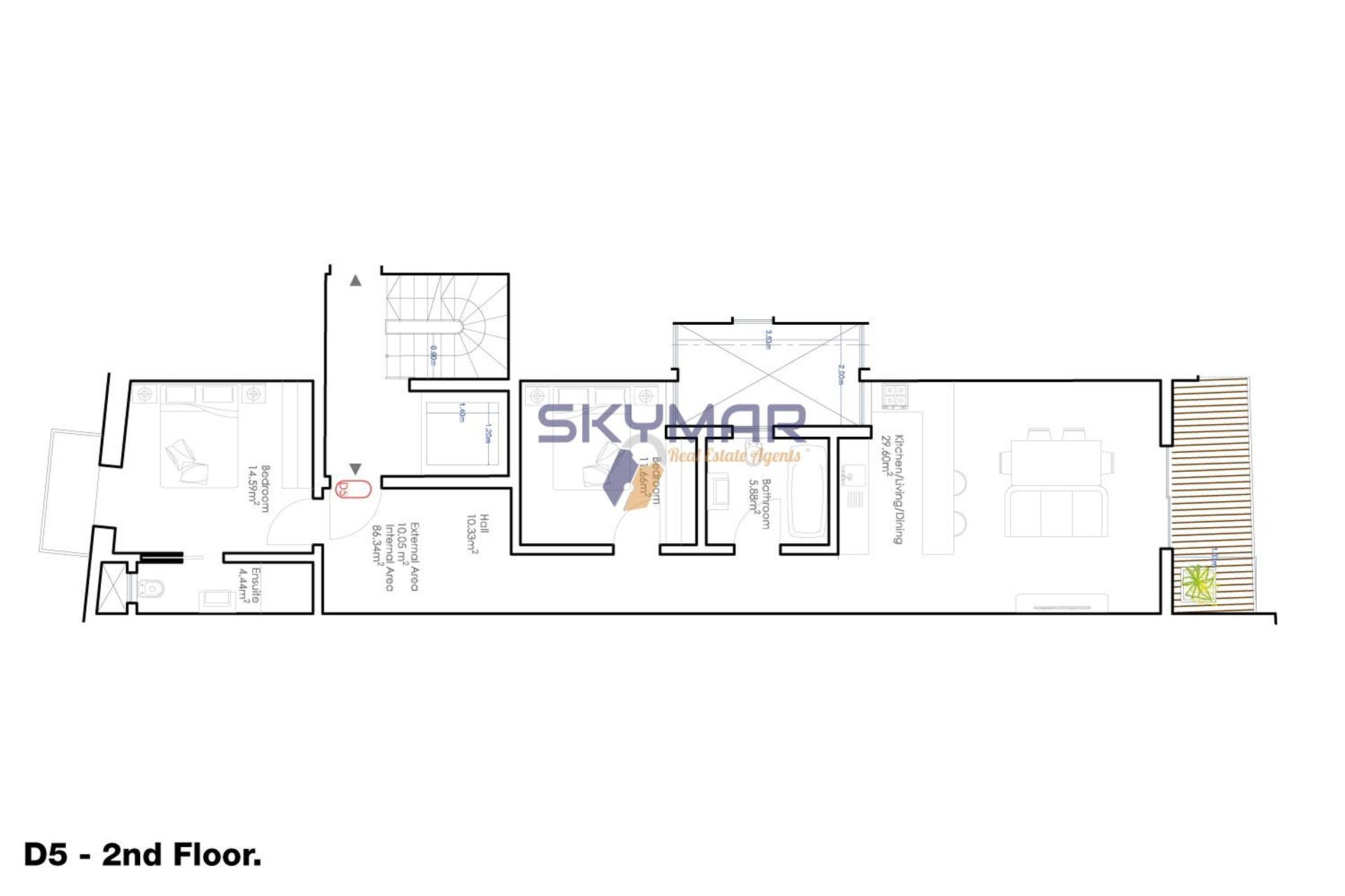 Condominium in Xewkija, Xewkija 11548053