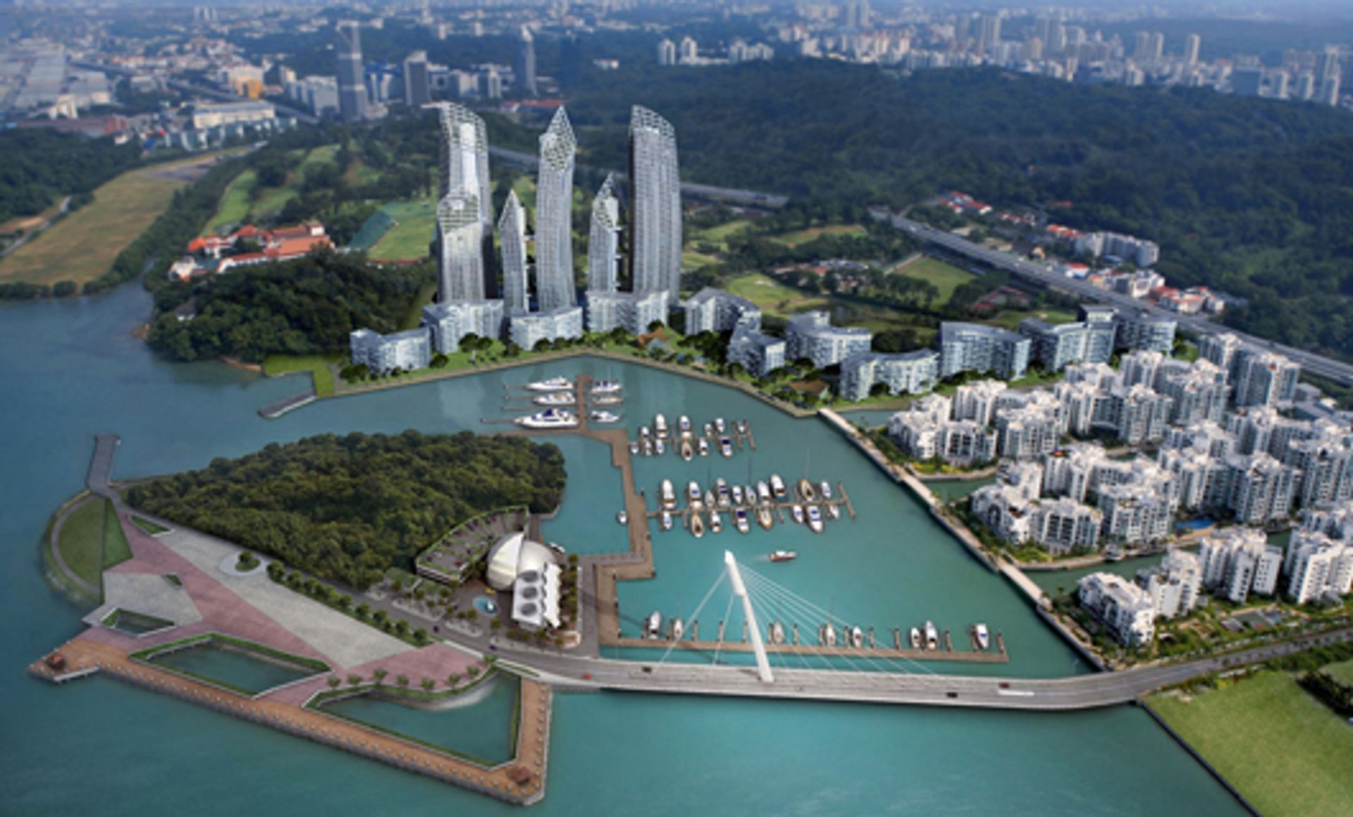 Asuinrakennus sisään Singapore, Keppel Bay View 11613685