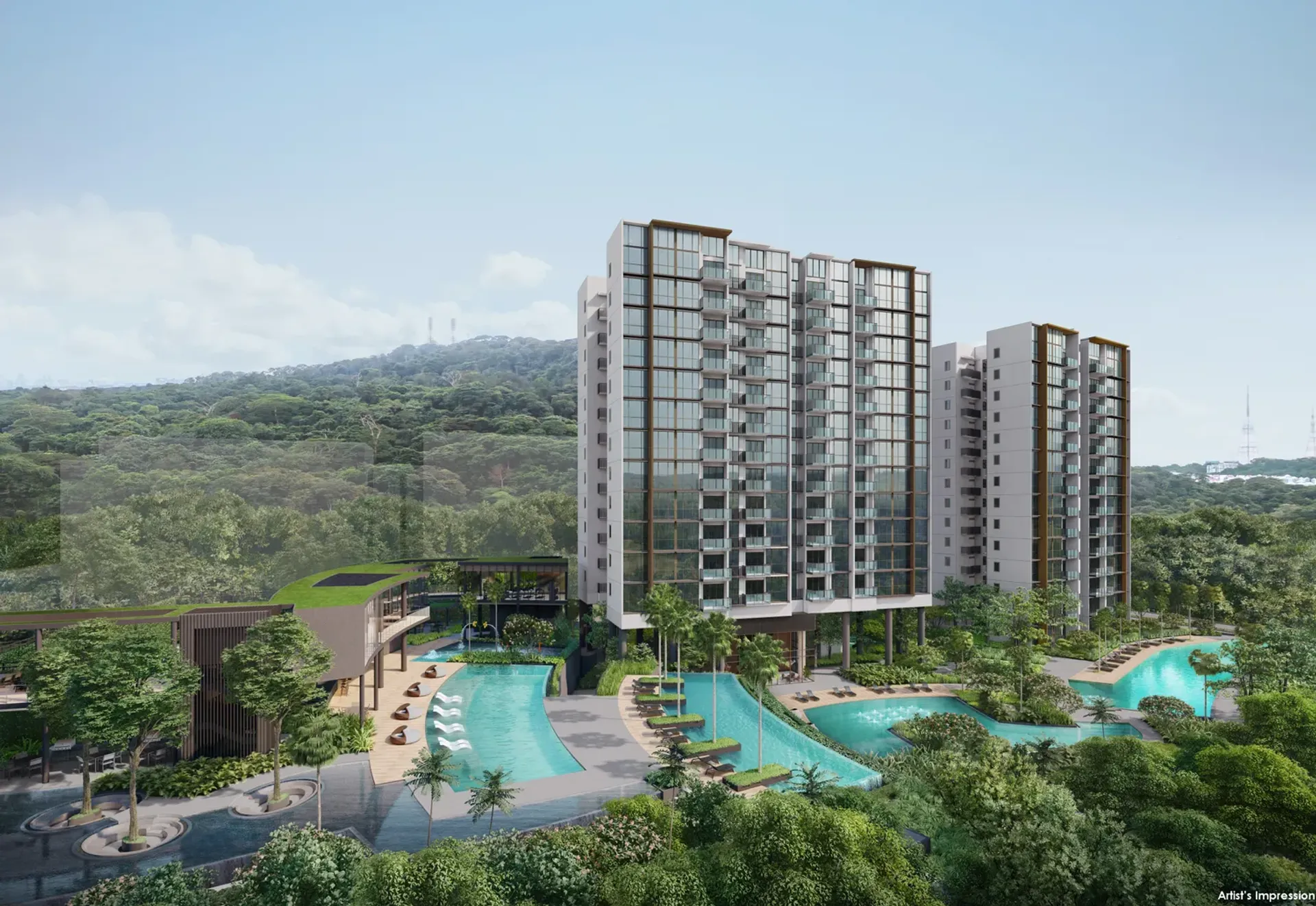 Недвижимость в Bukit Panjang New Town, Dairy Farm Walk 11613701