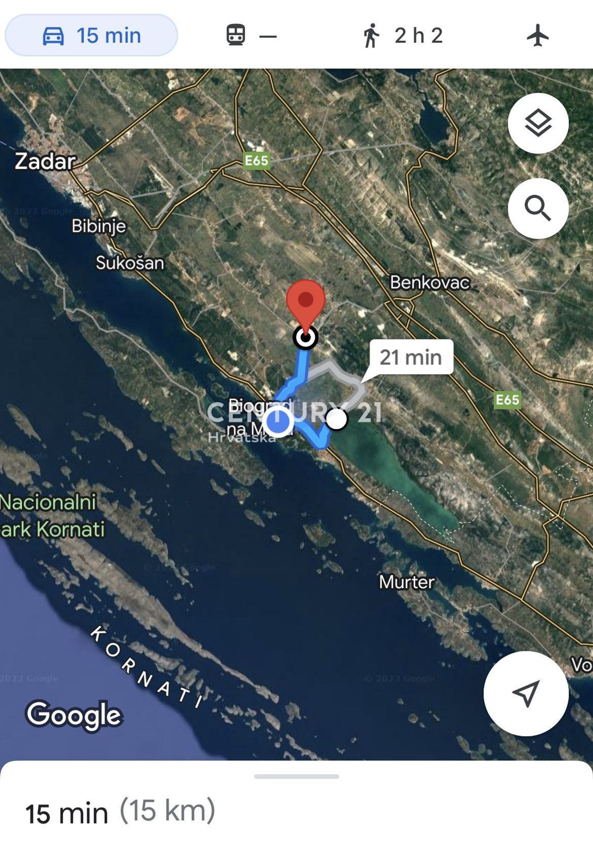 Земля в Polača, Zadar County 11613978