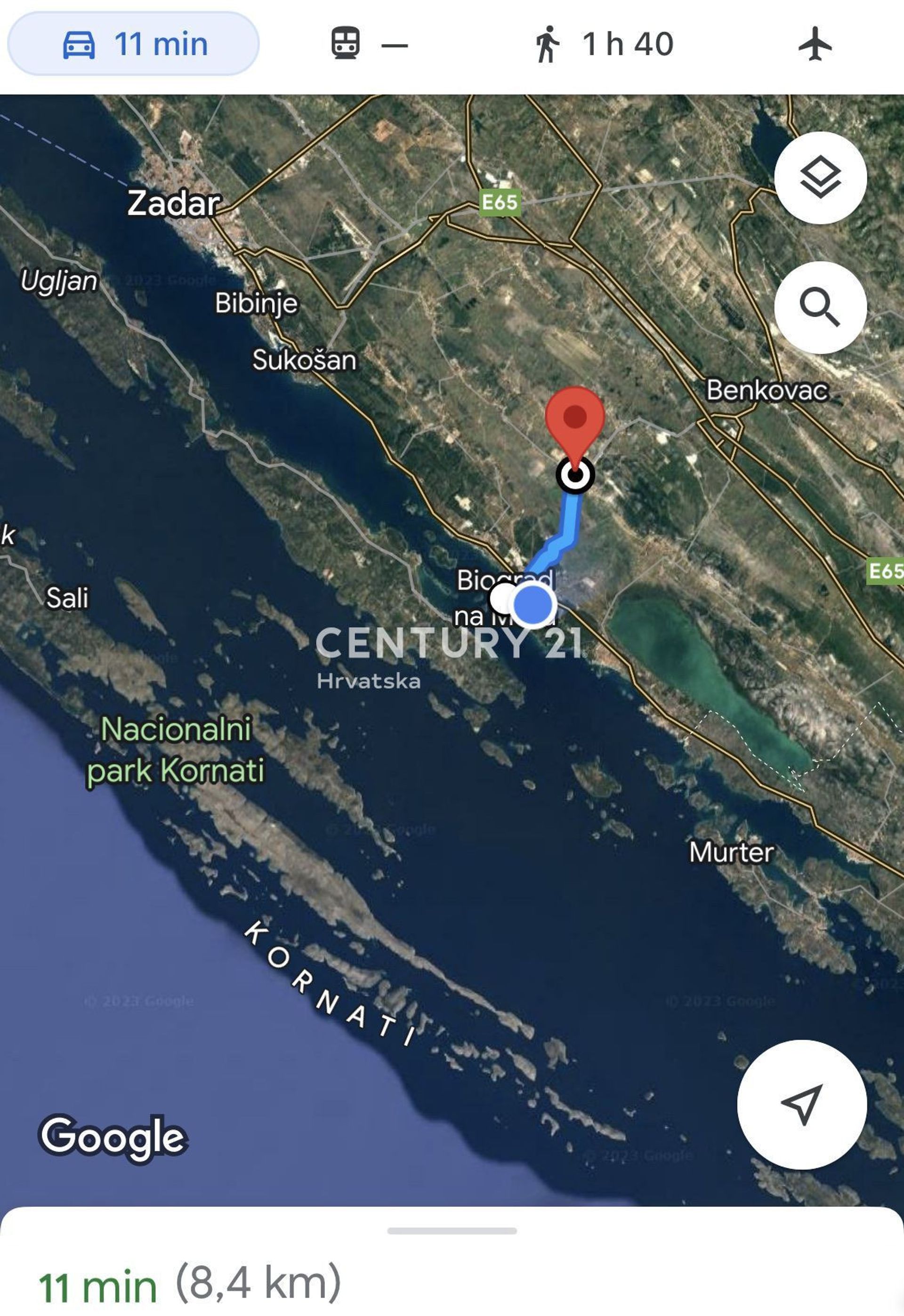 Земля в Polača, Zadar County 11613978