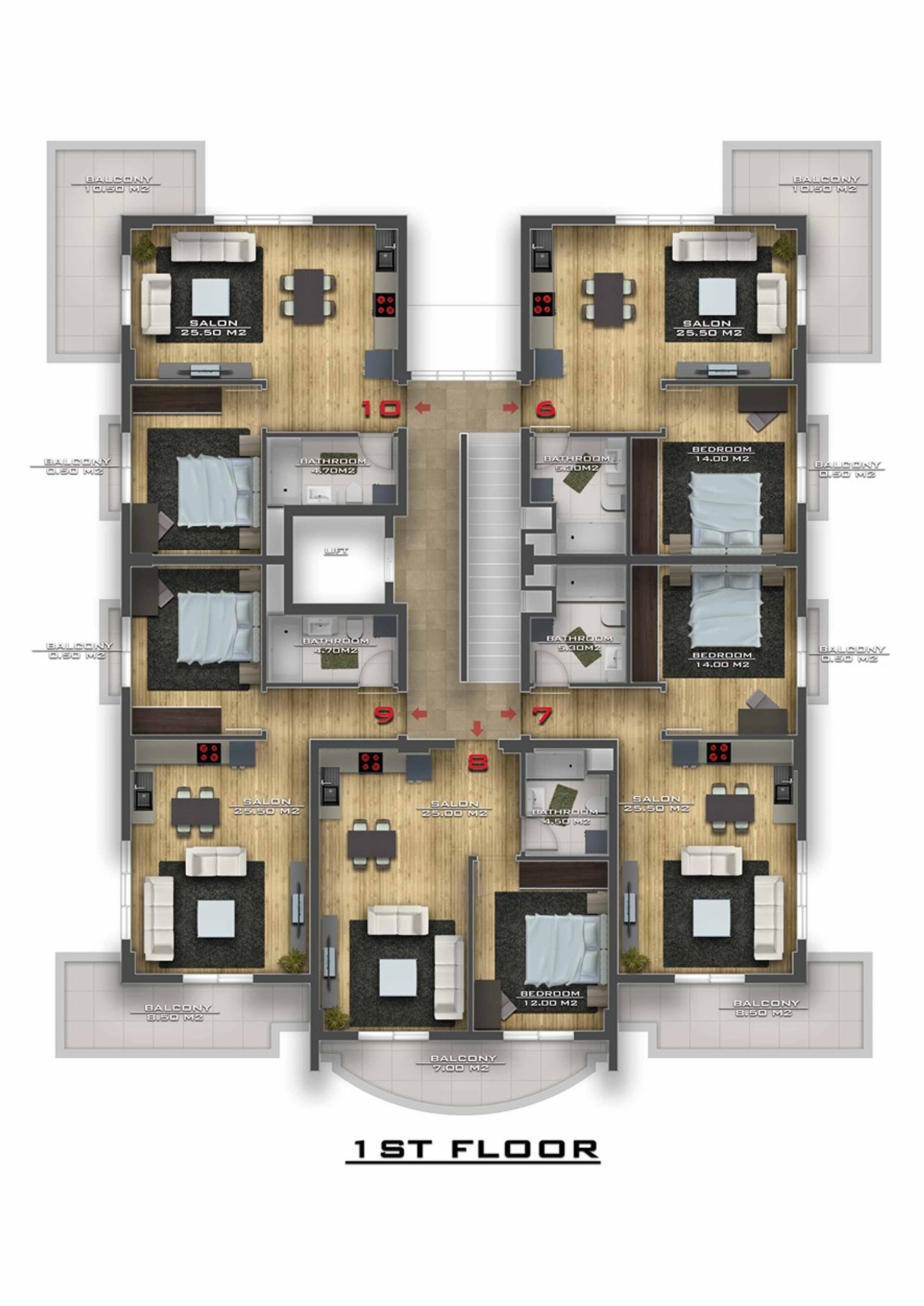 Kondominium w Konakli, Antalya 11615046