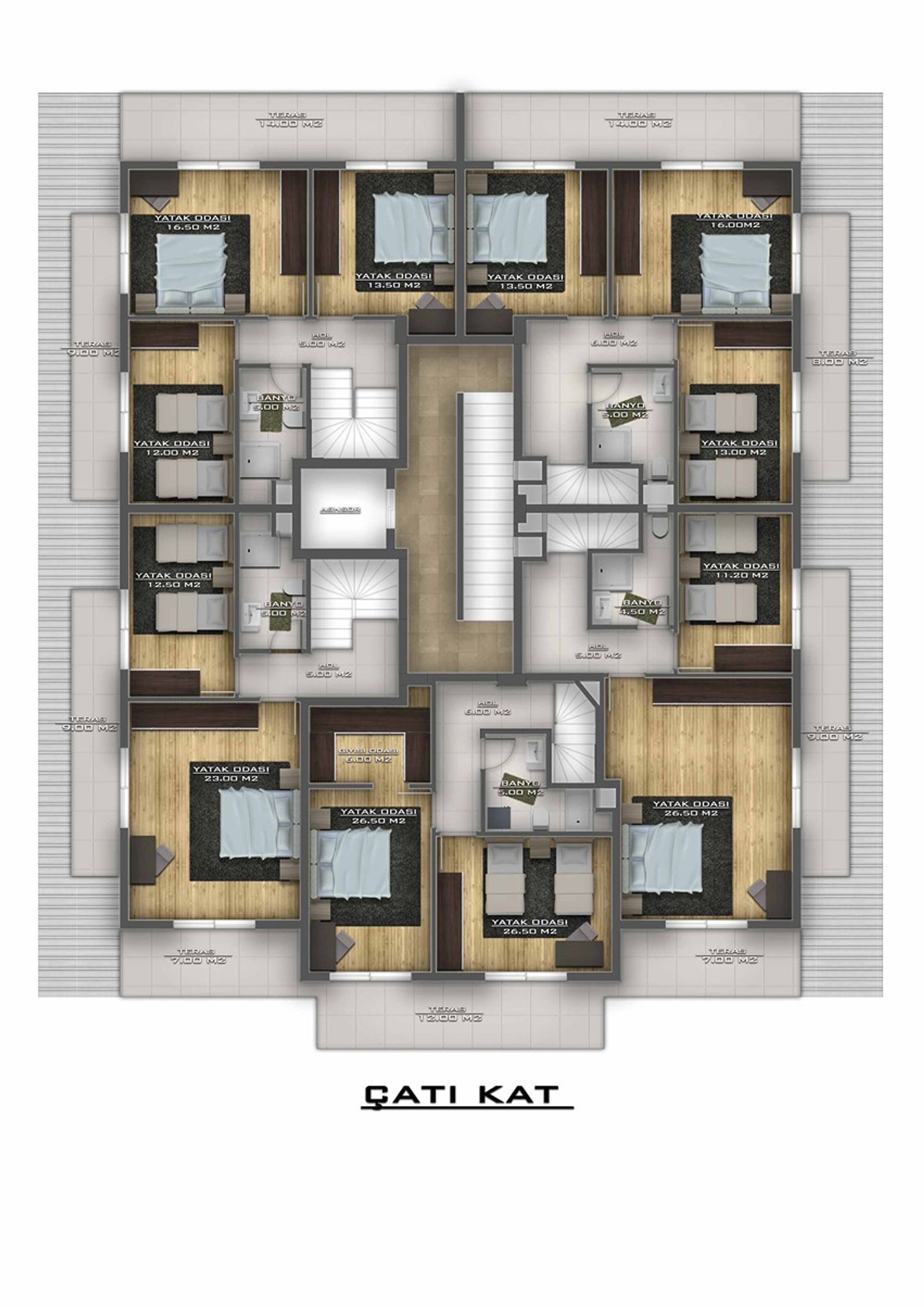 Condominium in Avsallar, Antalya 11615046