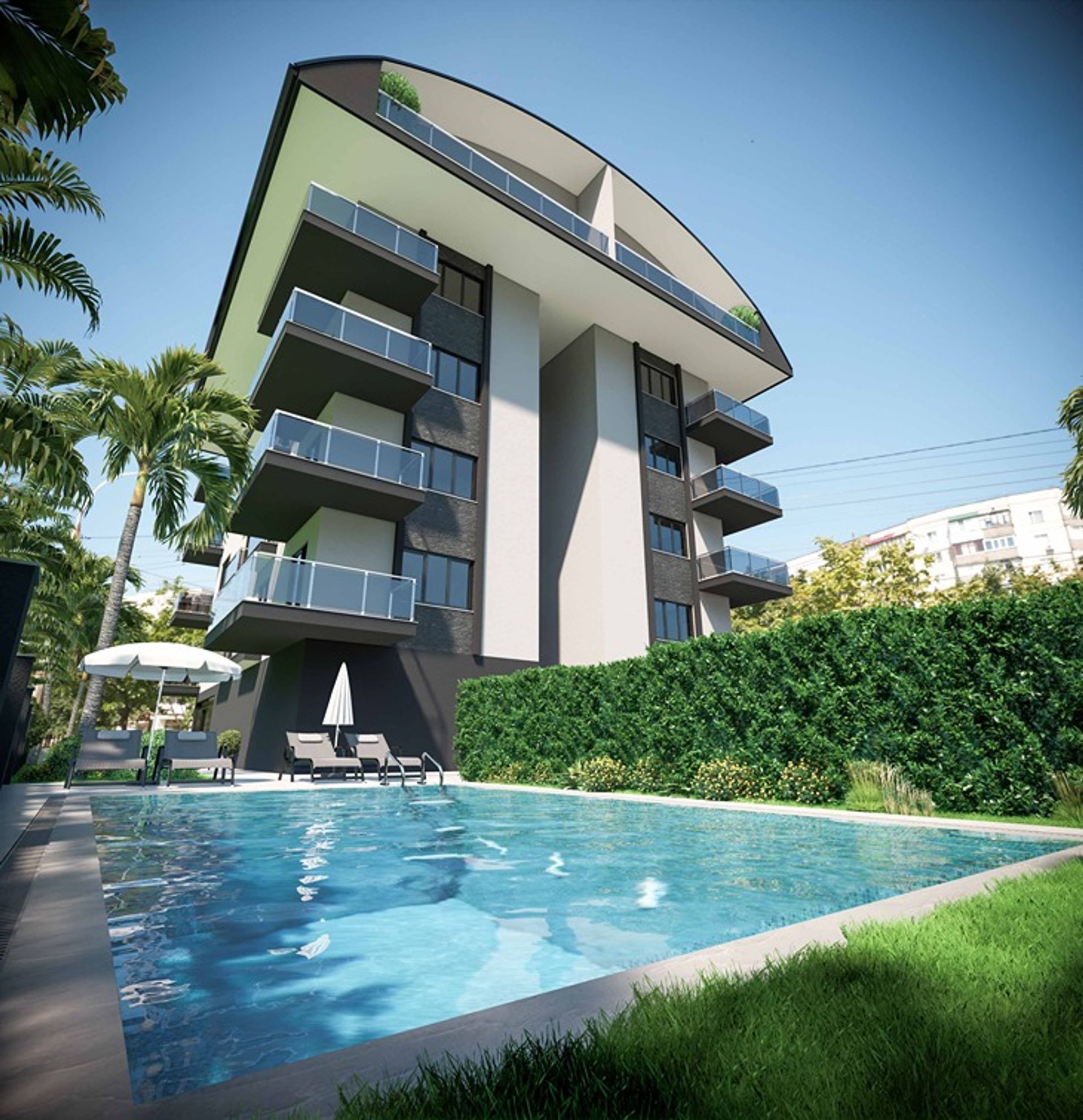 Condominium in Avsallar, Antalya 11615046