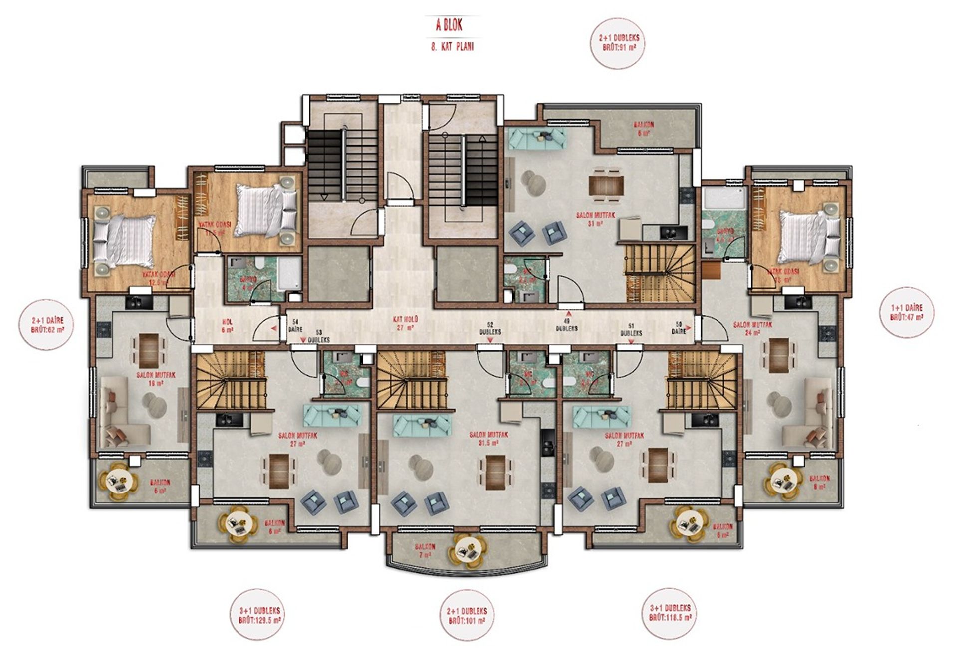 Condominio nel Avsallar, Antalya 11620826