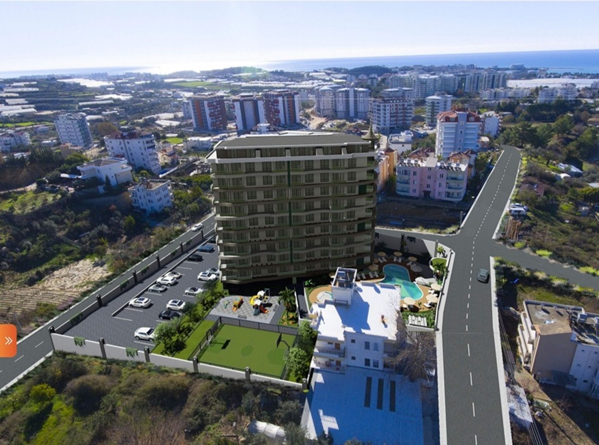 Condominium dans Avsallar, Antalya 11624763