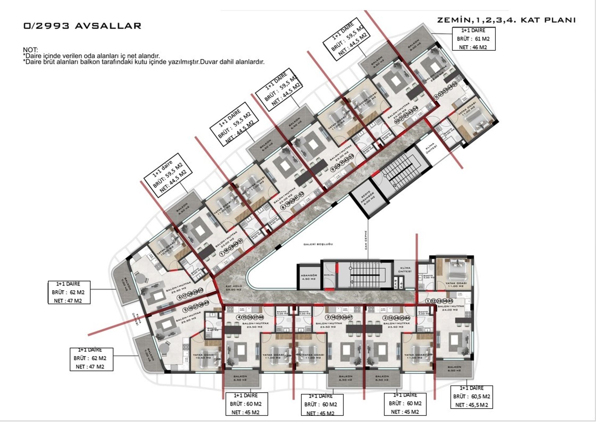 Condominium dans Avsallar, Antalya 11624763