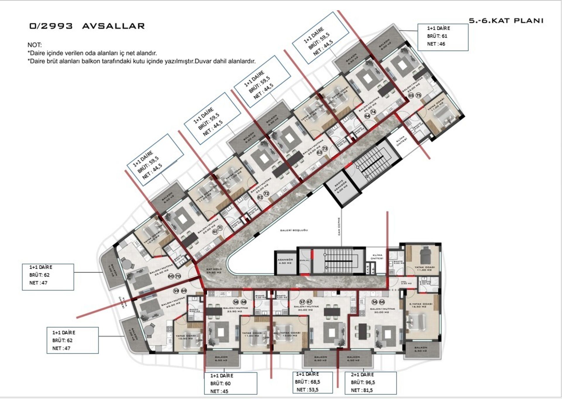 Condominium dans Avsallar, Antalya 11624763