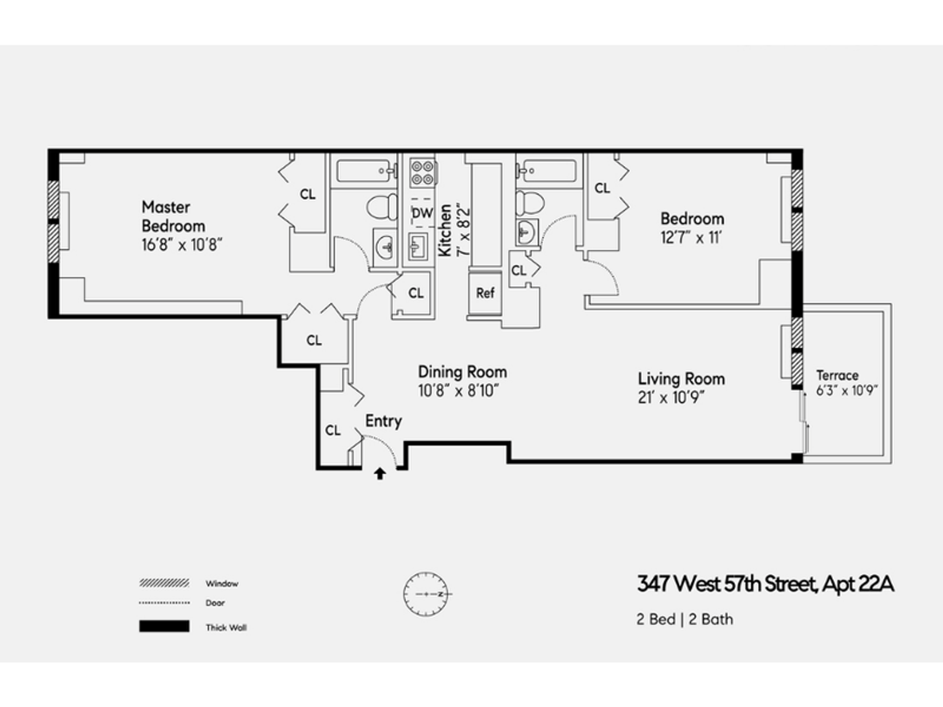 Condominio en New York, New York 11629024