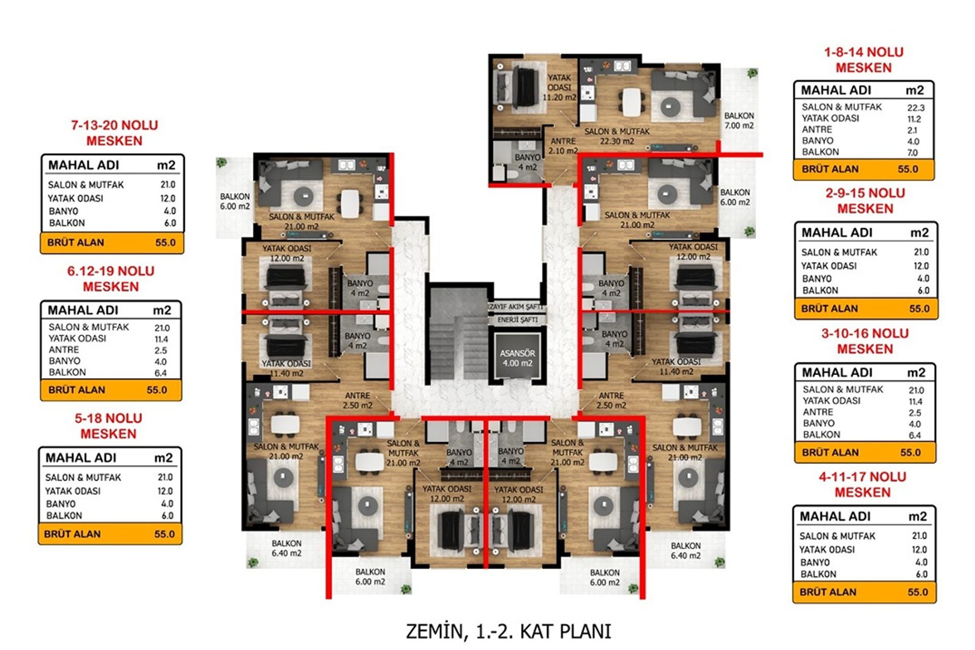 Kondominium di Payallar, Antalya 11631053