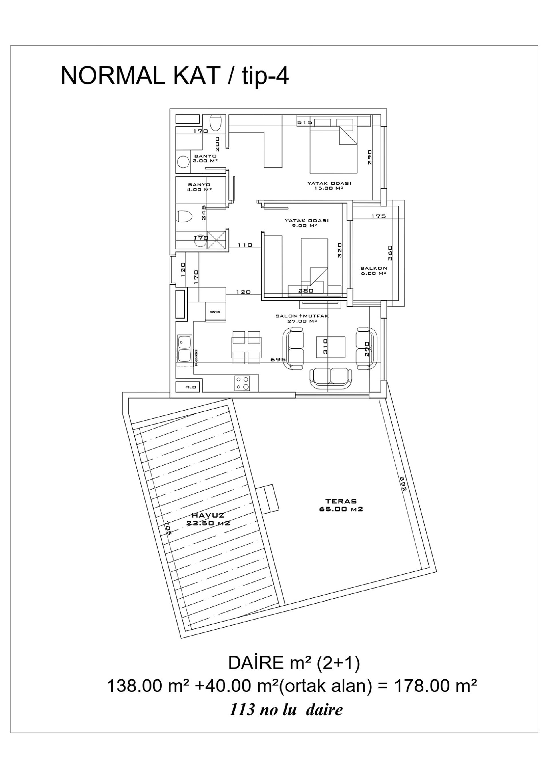 Kondominium w Antalya, Antalya 11631085