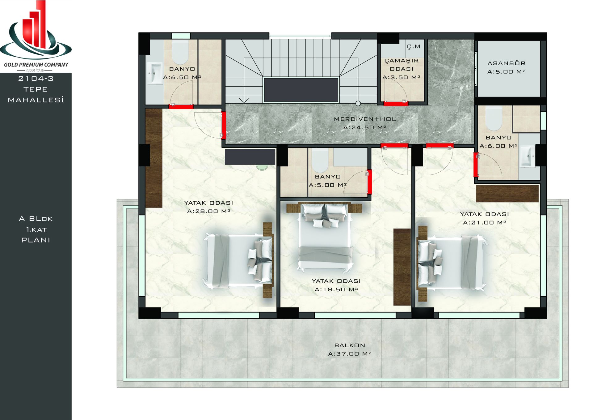 rumah dalam Alanya, Antalya 11631765