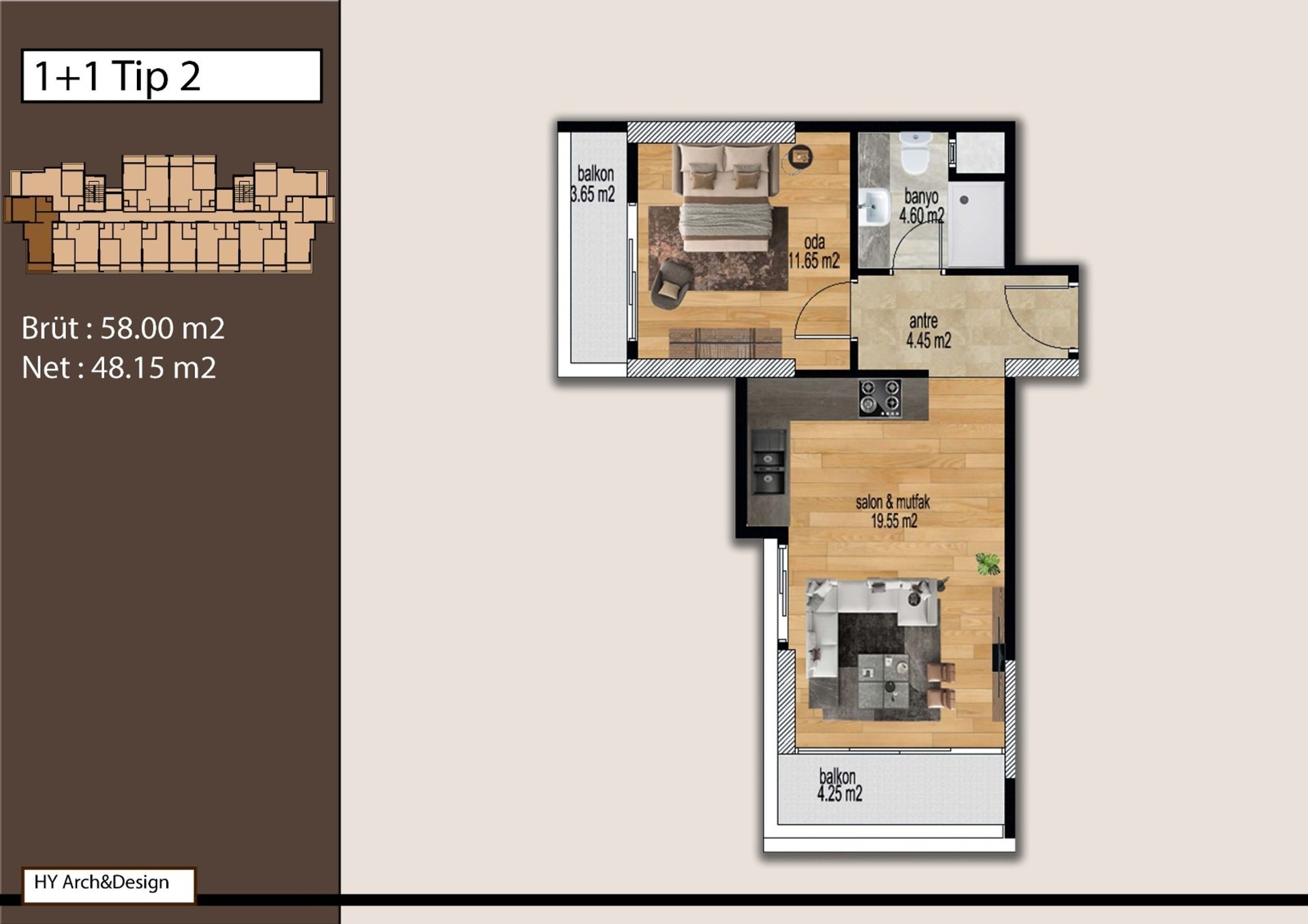 Condominium in Demirhisar, Mersin 11631785