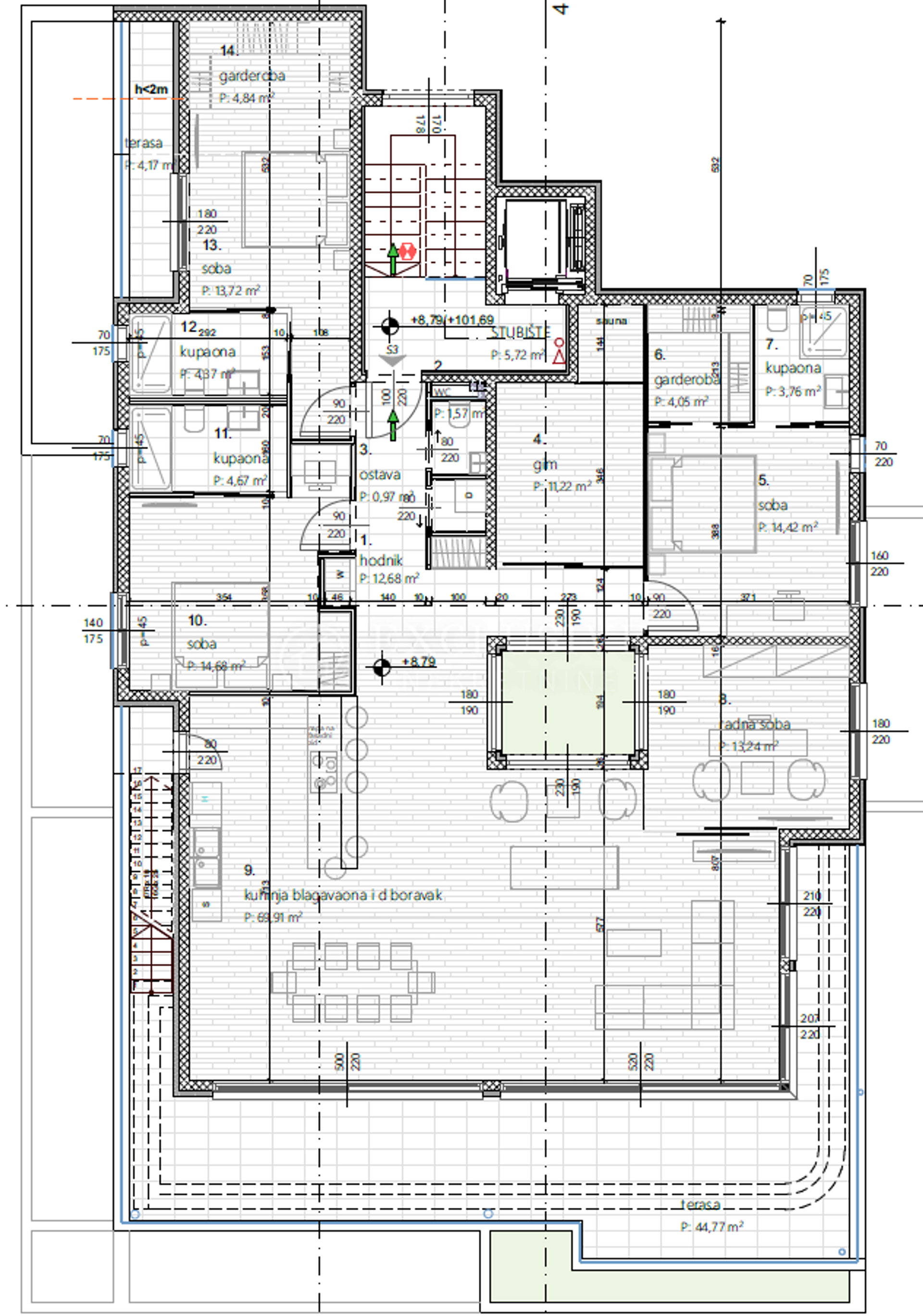 Condominium dans Opatija, Primorsko-Goranska Zupanija 11631914