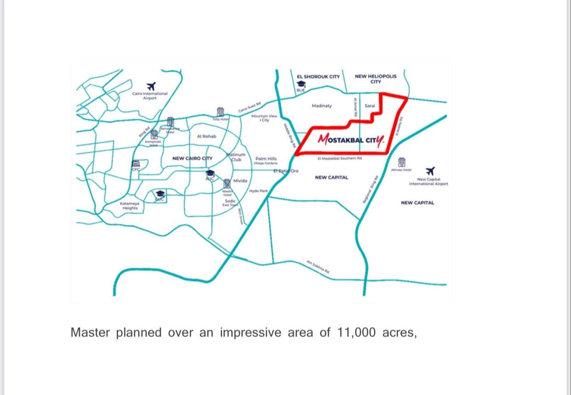 Kondominium dalam Burg el-Ḥudûd, Al Qāhirah 11633340