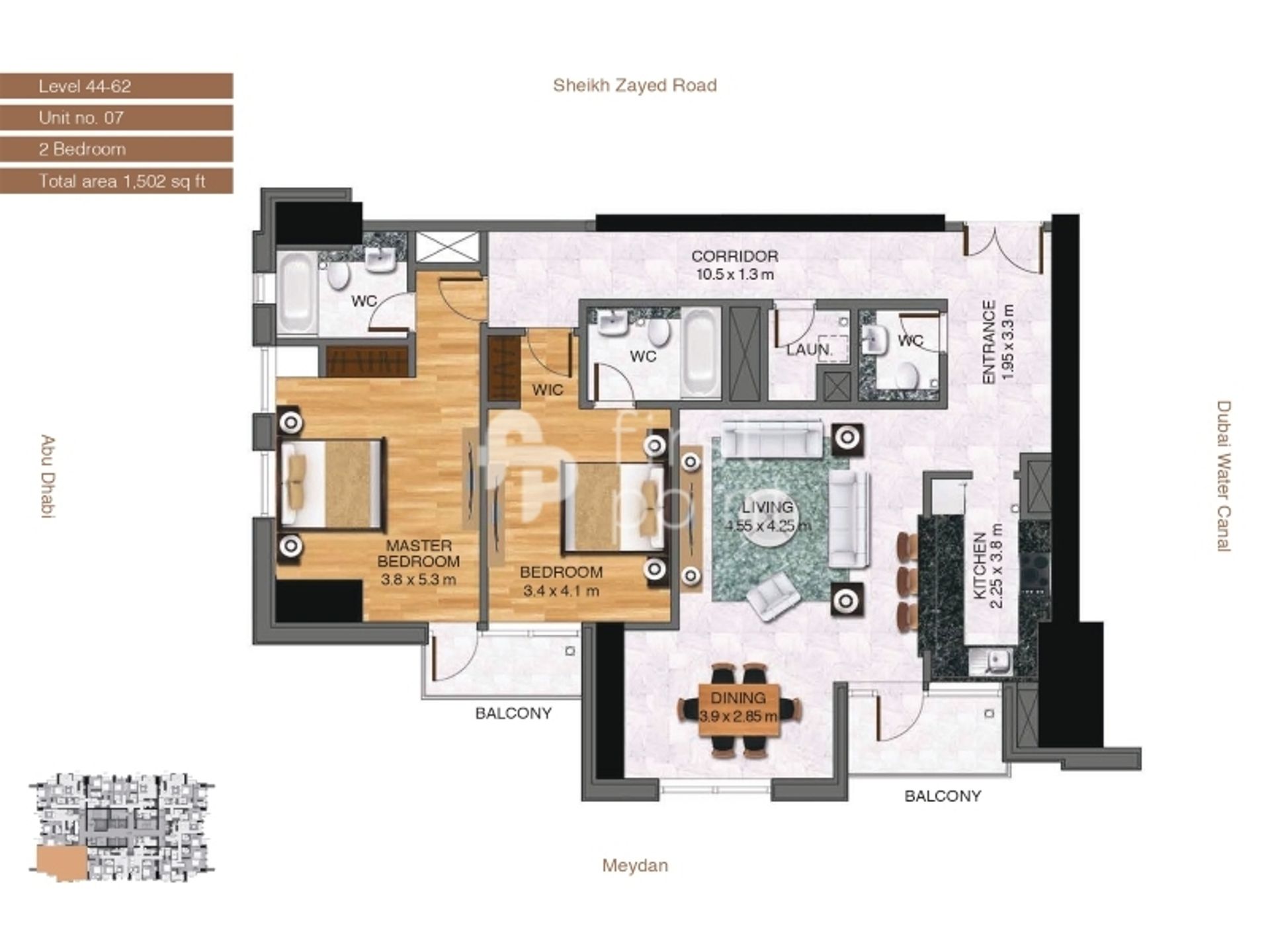 Kondominium dalam دبي, دبي 11636705