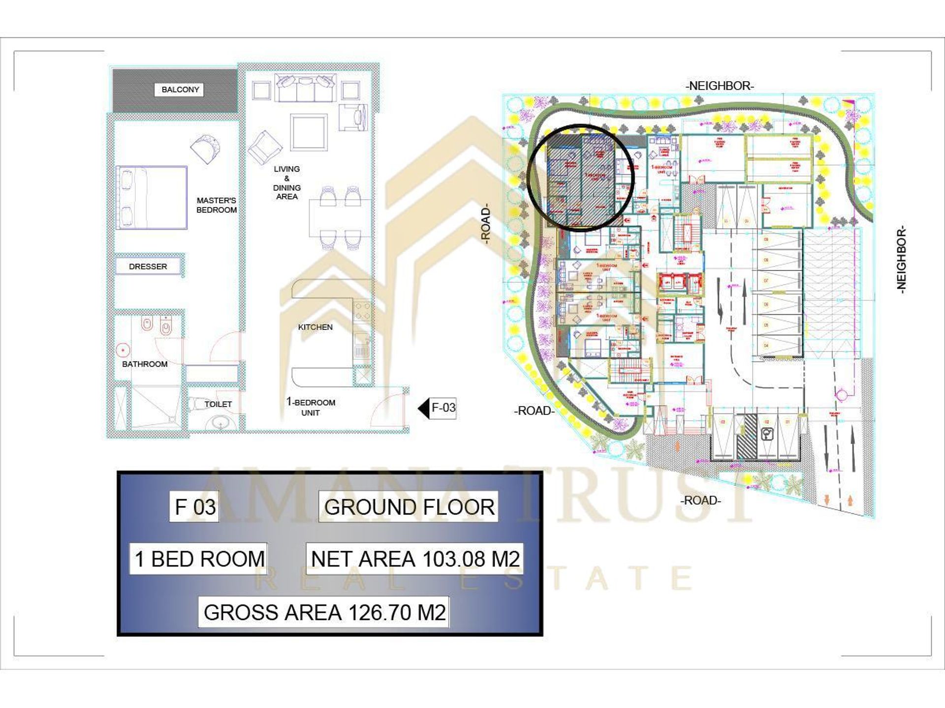 Condominium dans Al Ḩammāmah, Az Za'ayin 11644552