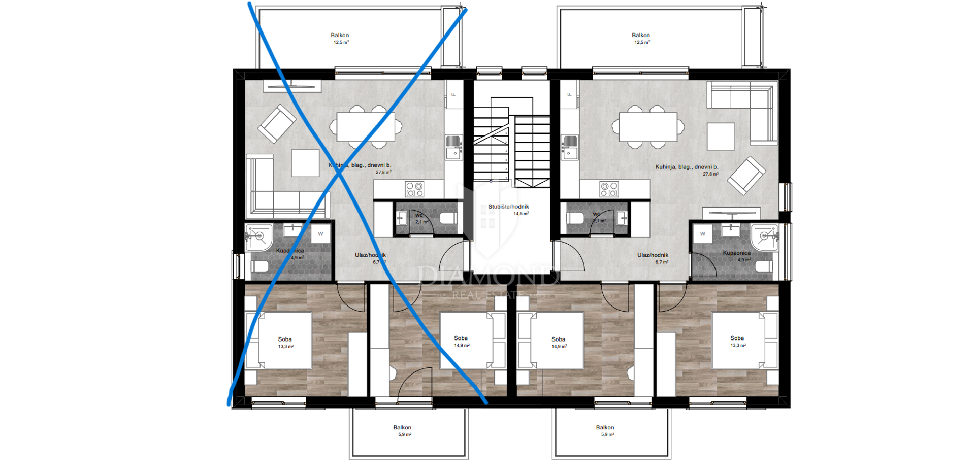 Condominium in Porec, Istarska Zupanija 11662146