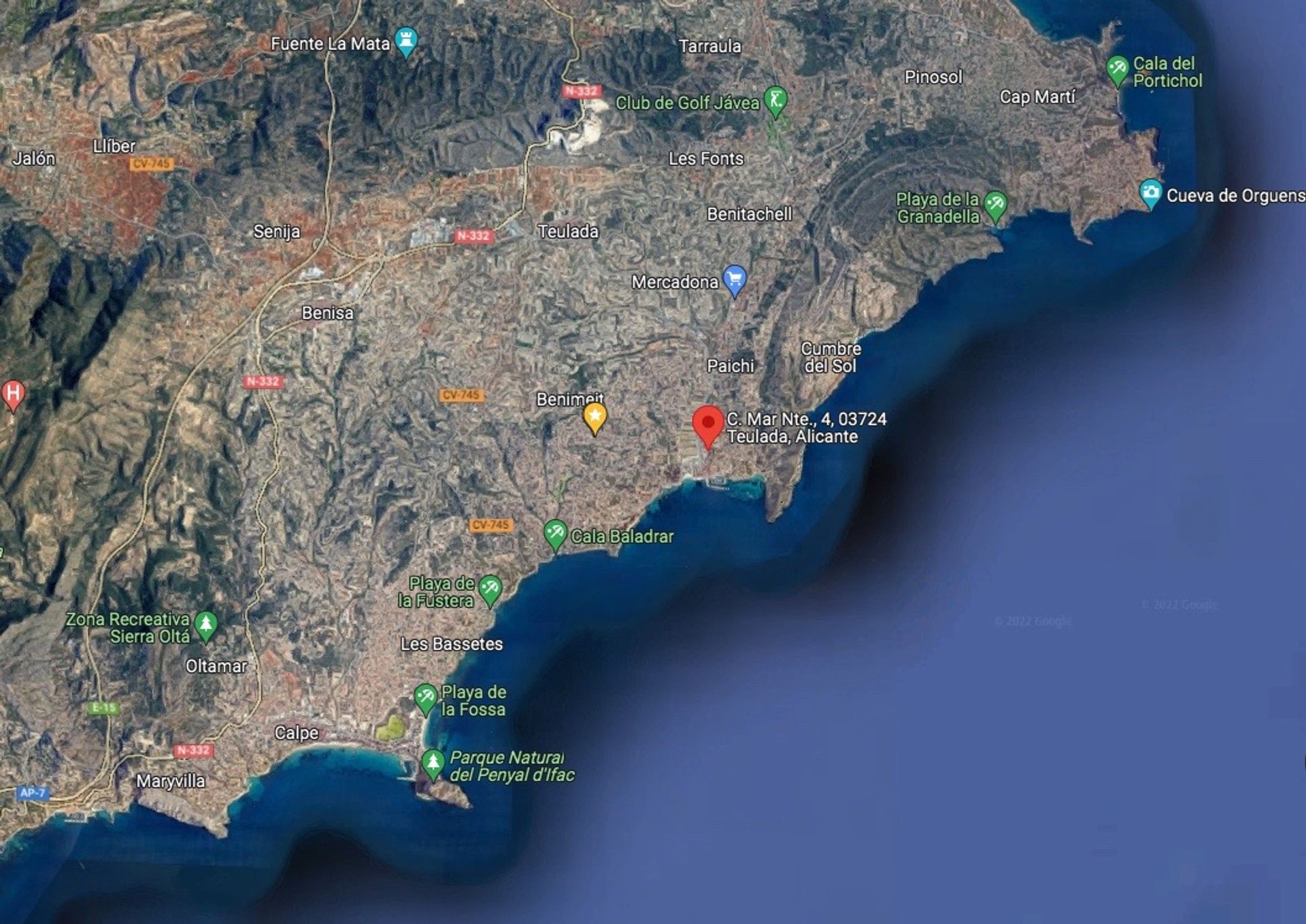 집 에 Moraira, Valencian Community 11680450