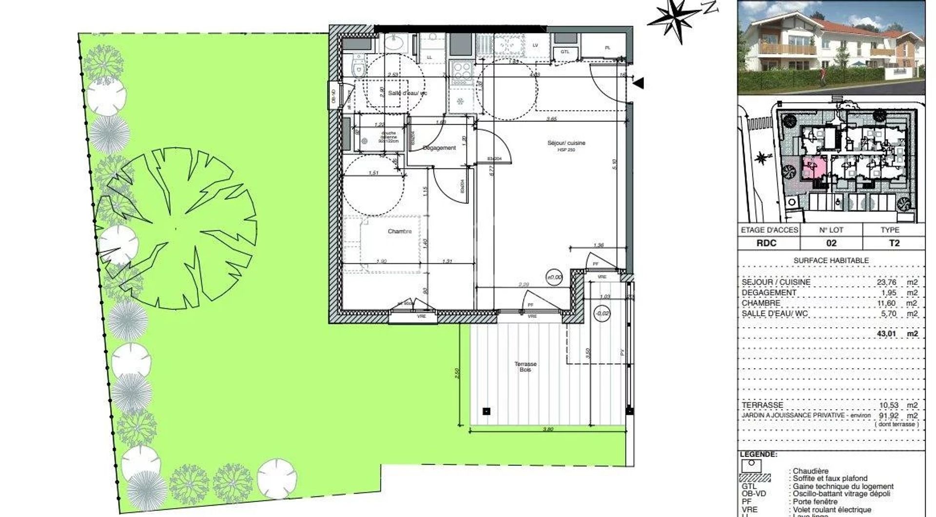 Kondominium dalam Biscarrosse, Nouvelle-Aquitaine 11699454