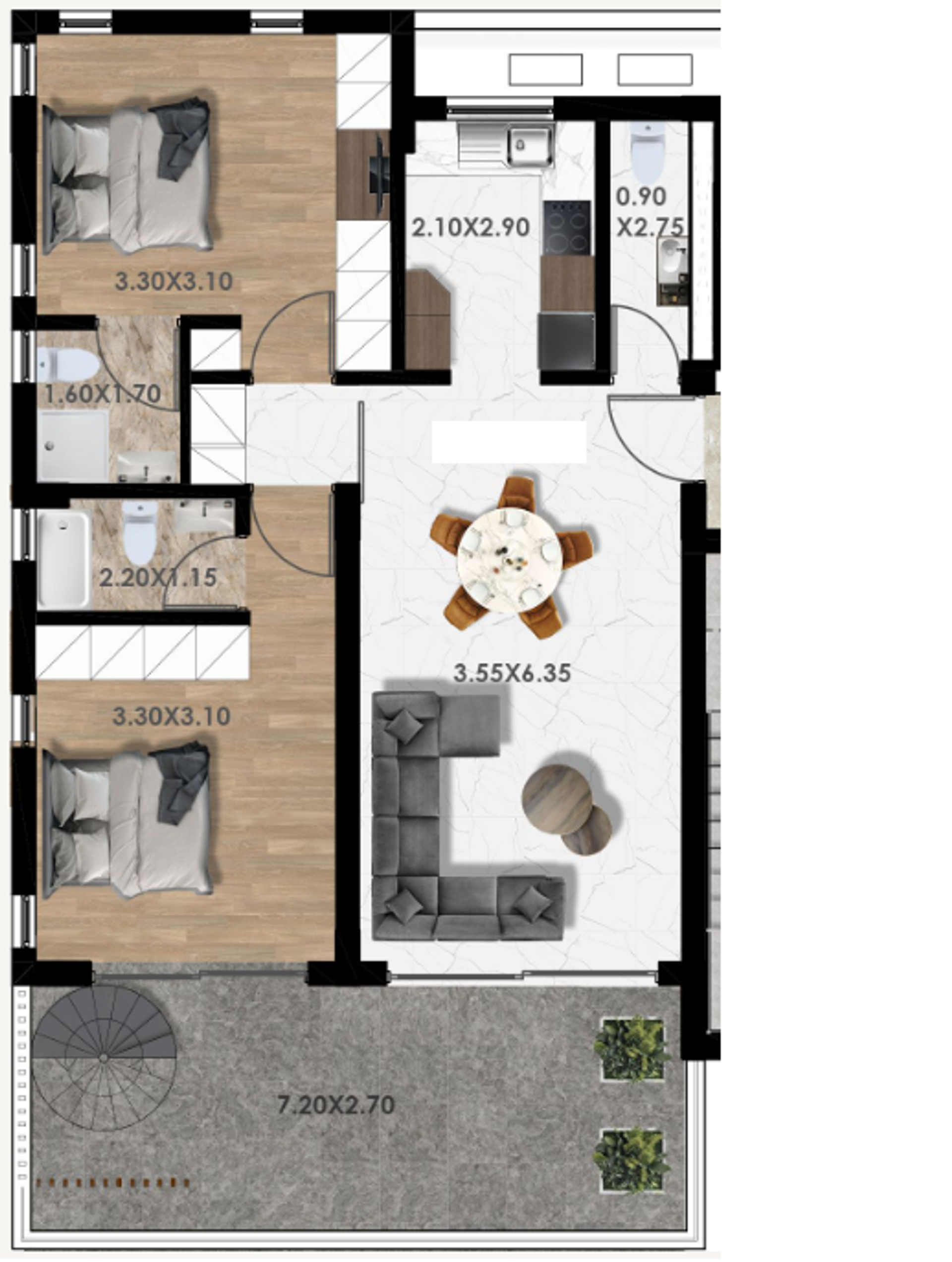 Condominio nel Livadia, Larnaca 11710879