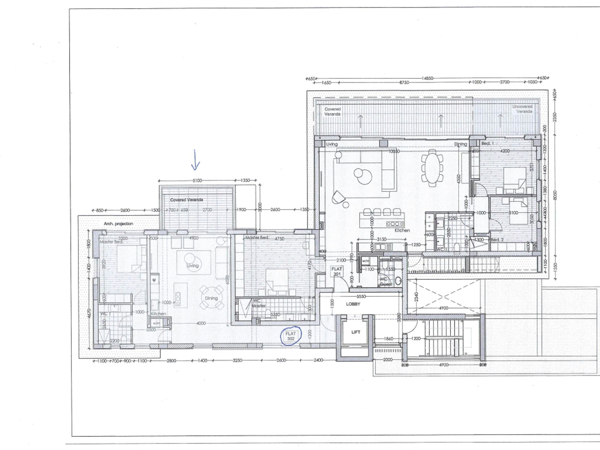 Kondominium w Agios Tychon, Larnaka 11721611