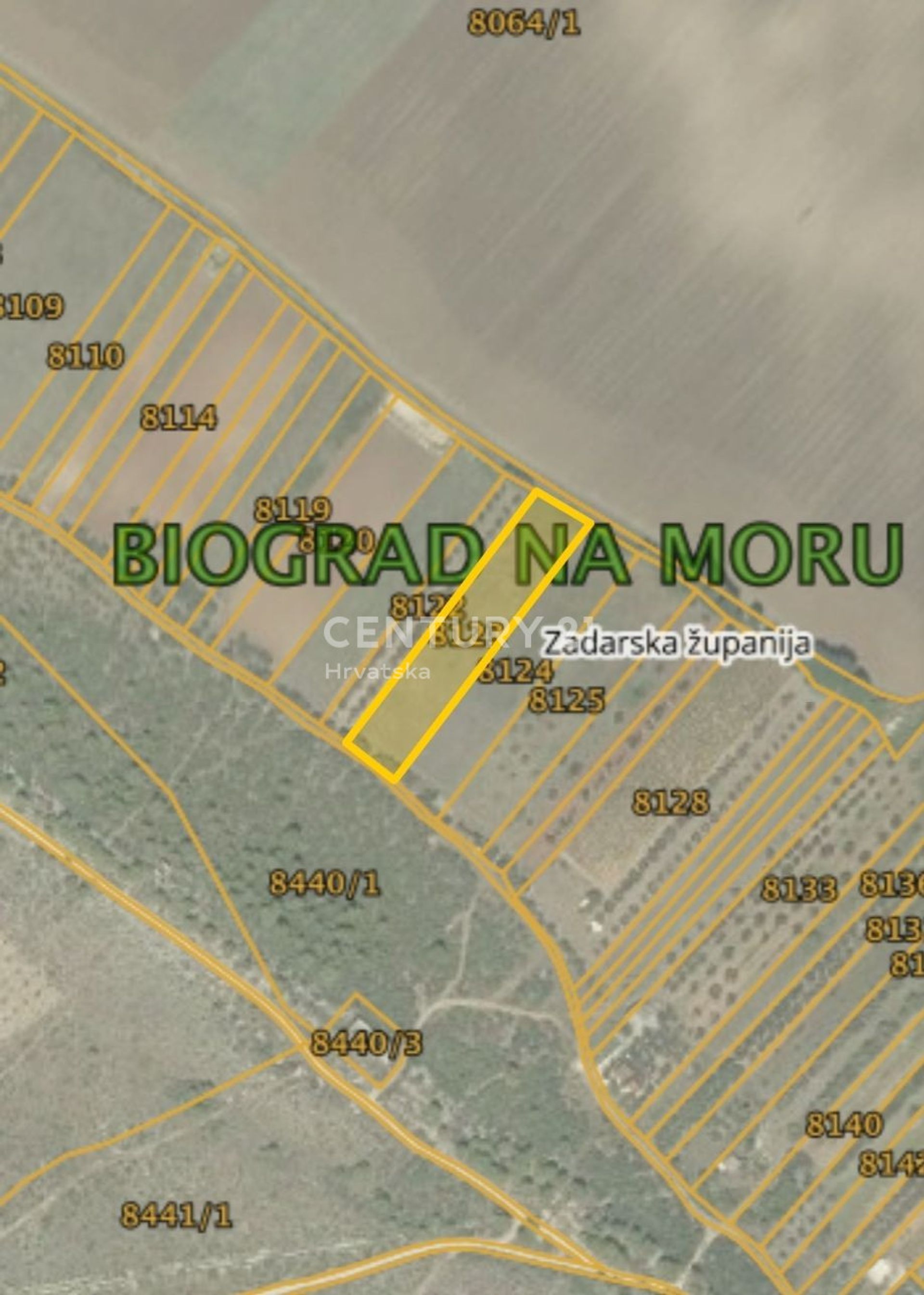 Land in Biograd na Moru, Zadar County 11722710