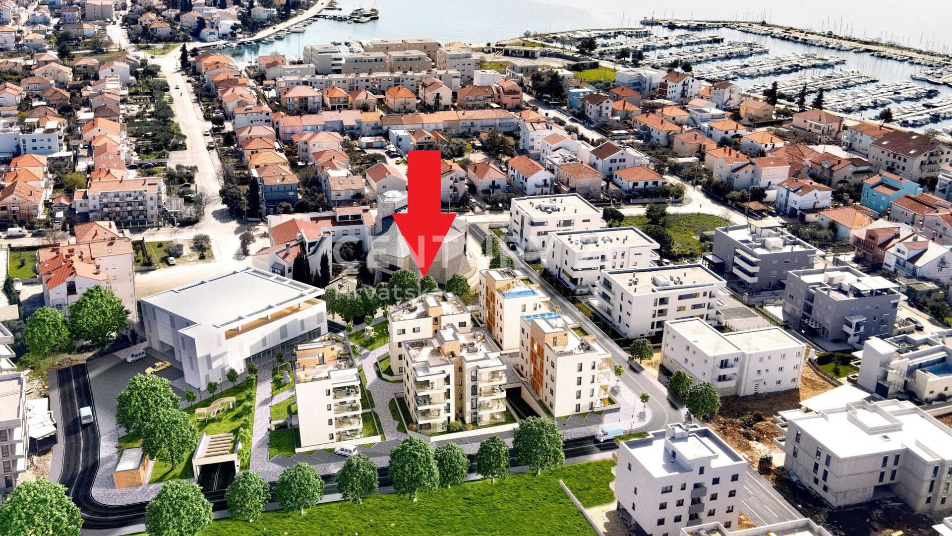 Condominium dans Zadar, Zadar County 11780667