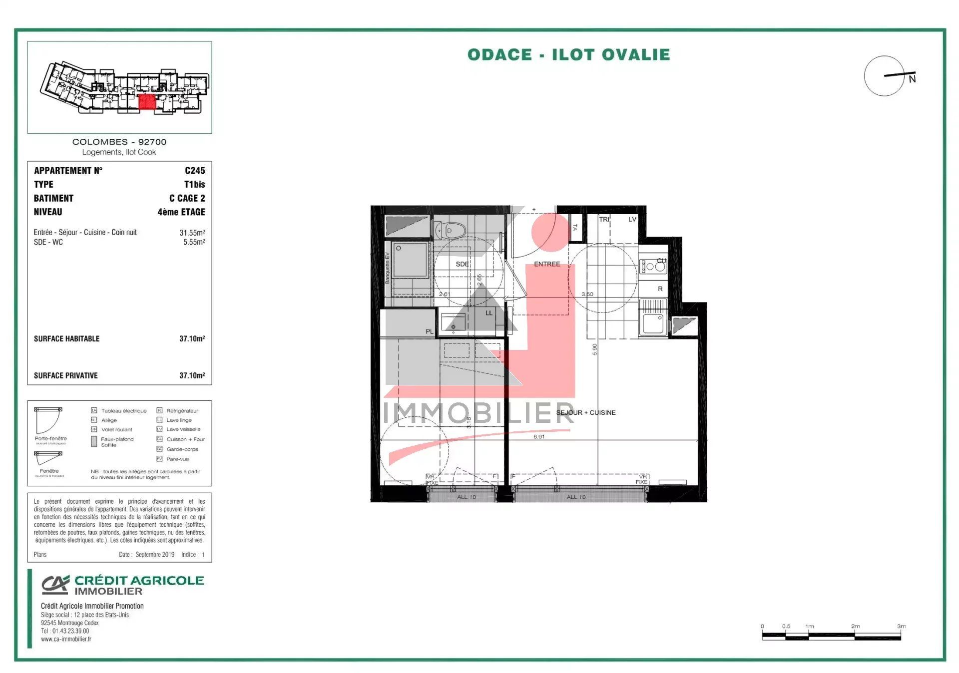 公寓 在 Colombes, Ile-de-France 11783015