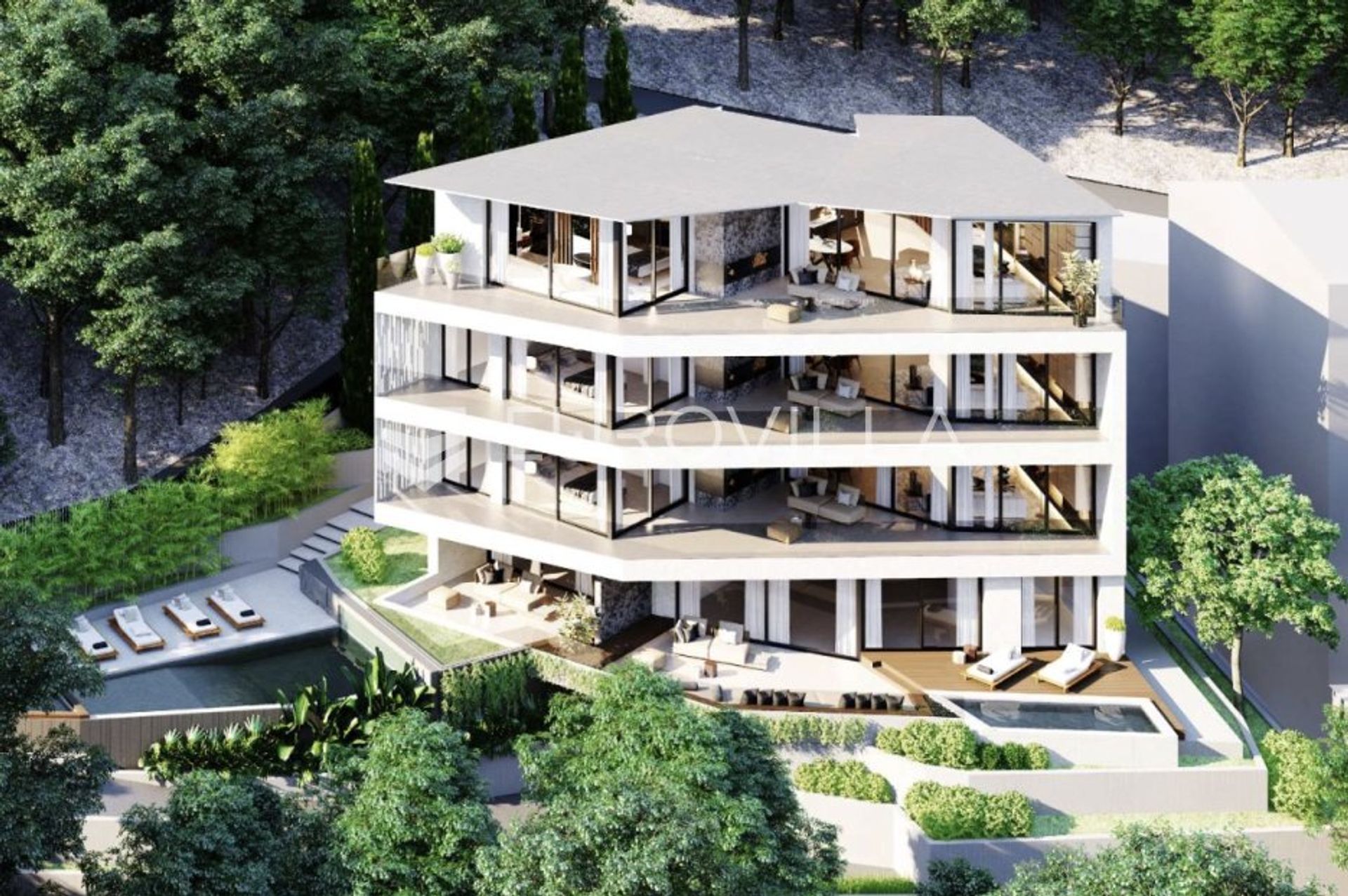 Condominium in Opatija, Primorsko-Goranska Zupanija 11792524