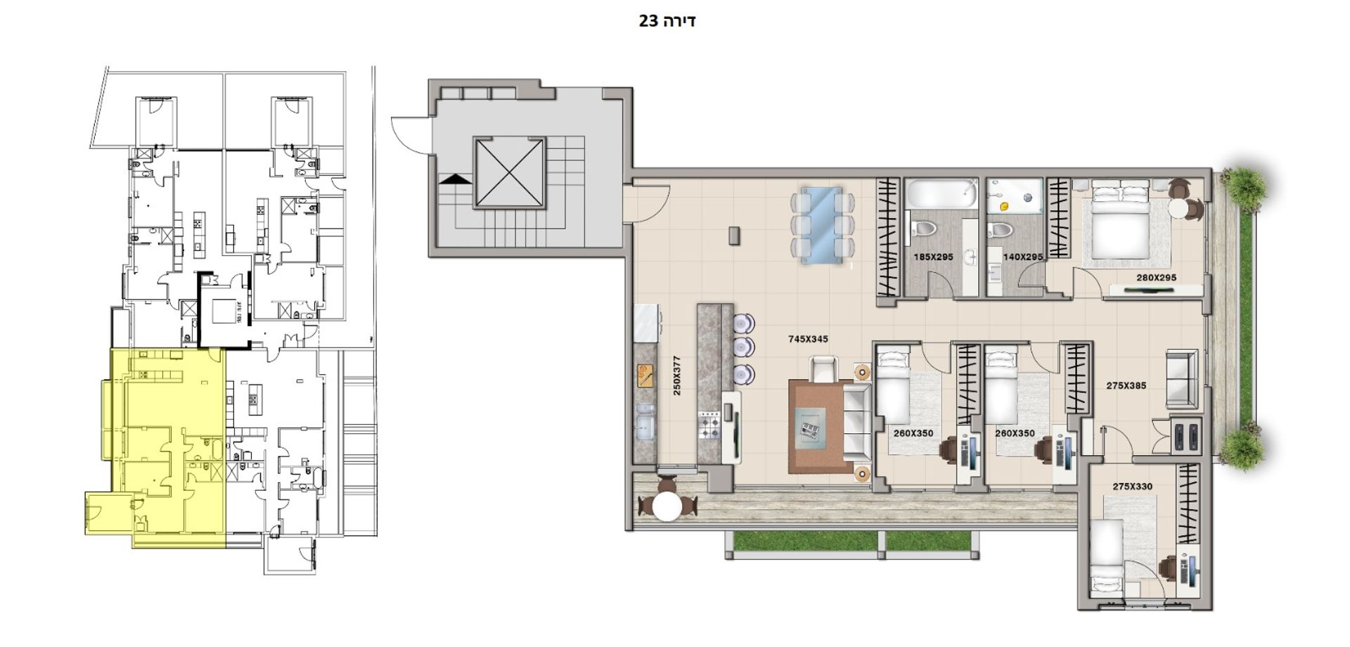 Condominium dans Ra'ananna, Central 11794324