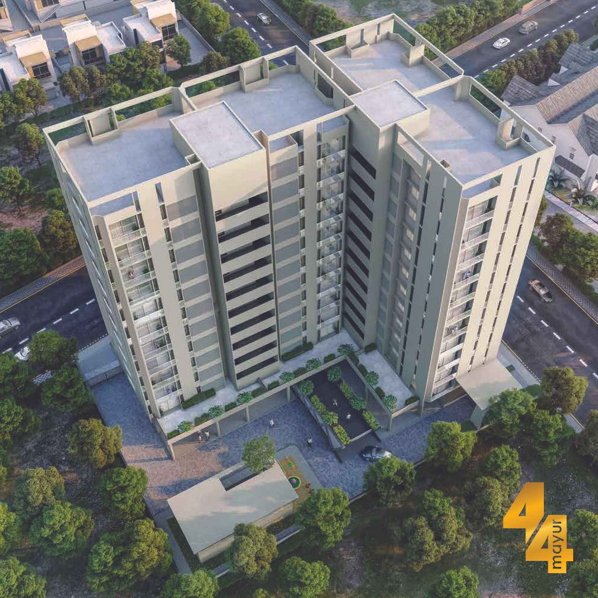 Múltiples condominios en Vadodara, Vasna - Bhayli Main Road 11845020