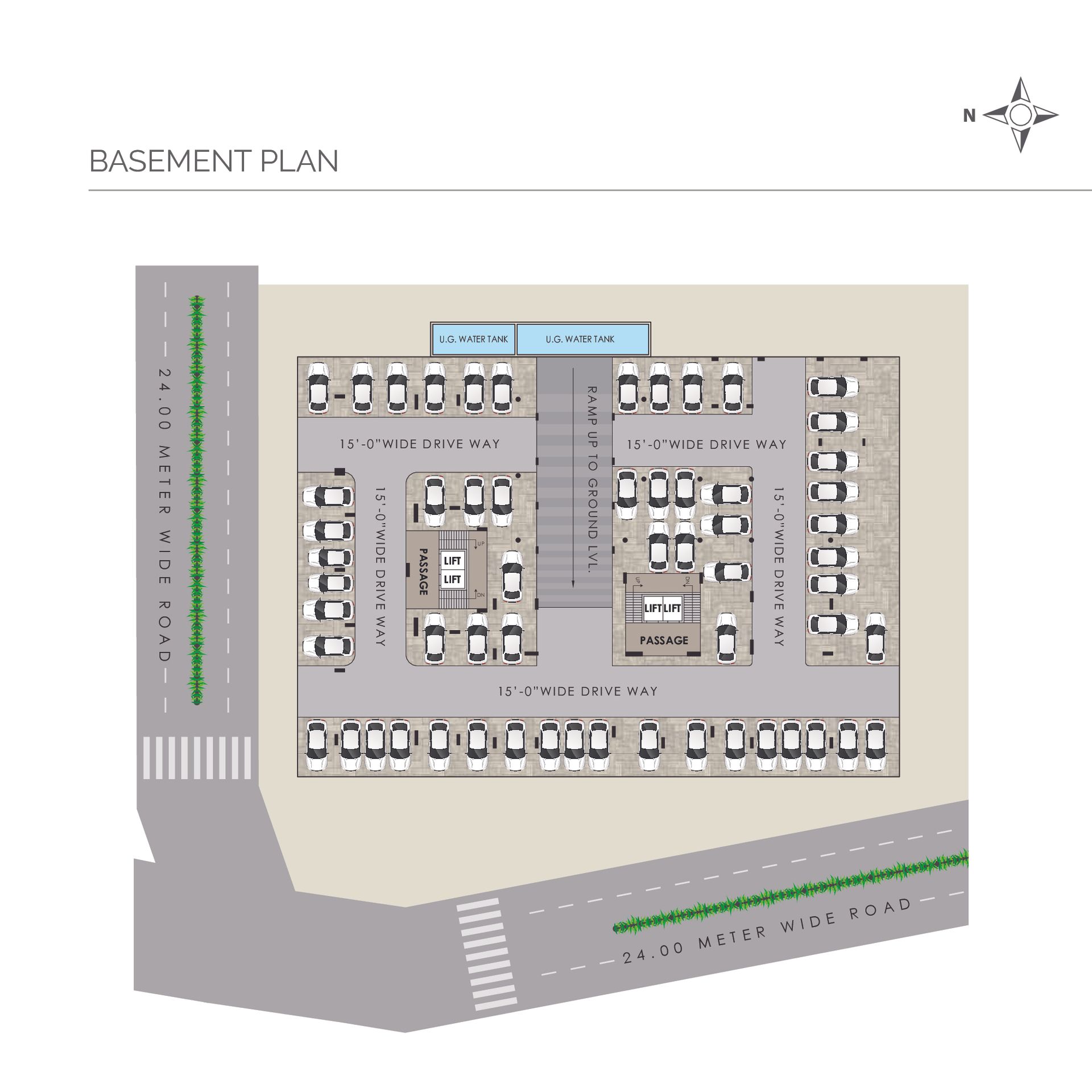 Meerdere appartementen in Vadodara, Vasna - Bhayli Main Road 11845020