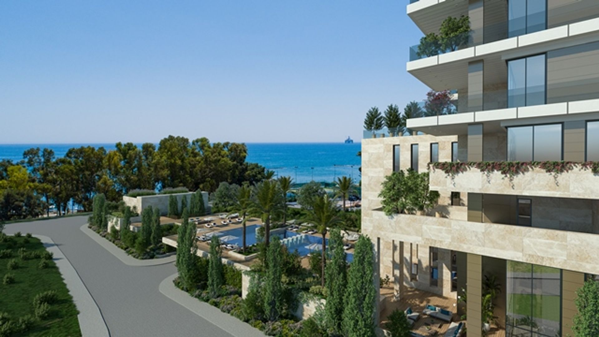 Condominium in Agios Tychon, Limassol 11874360