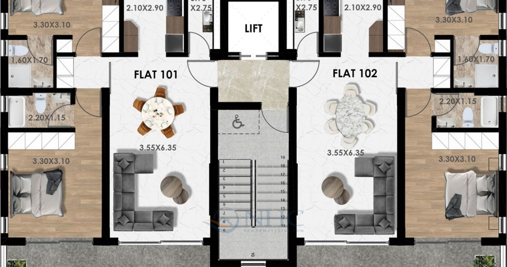 Kondominium di Livadia, Larnaca 11884561