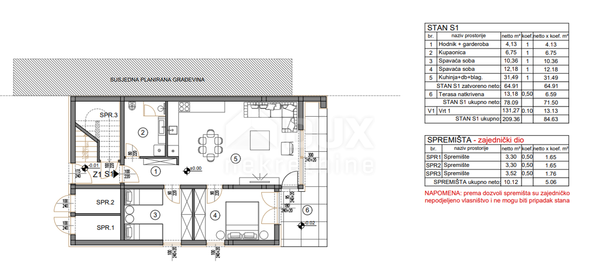 Condominium dans Méduline, Istarska Zupanija 11888970