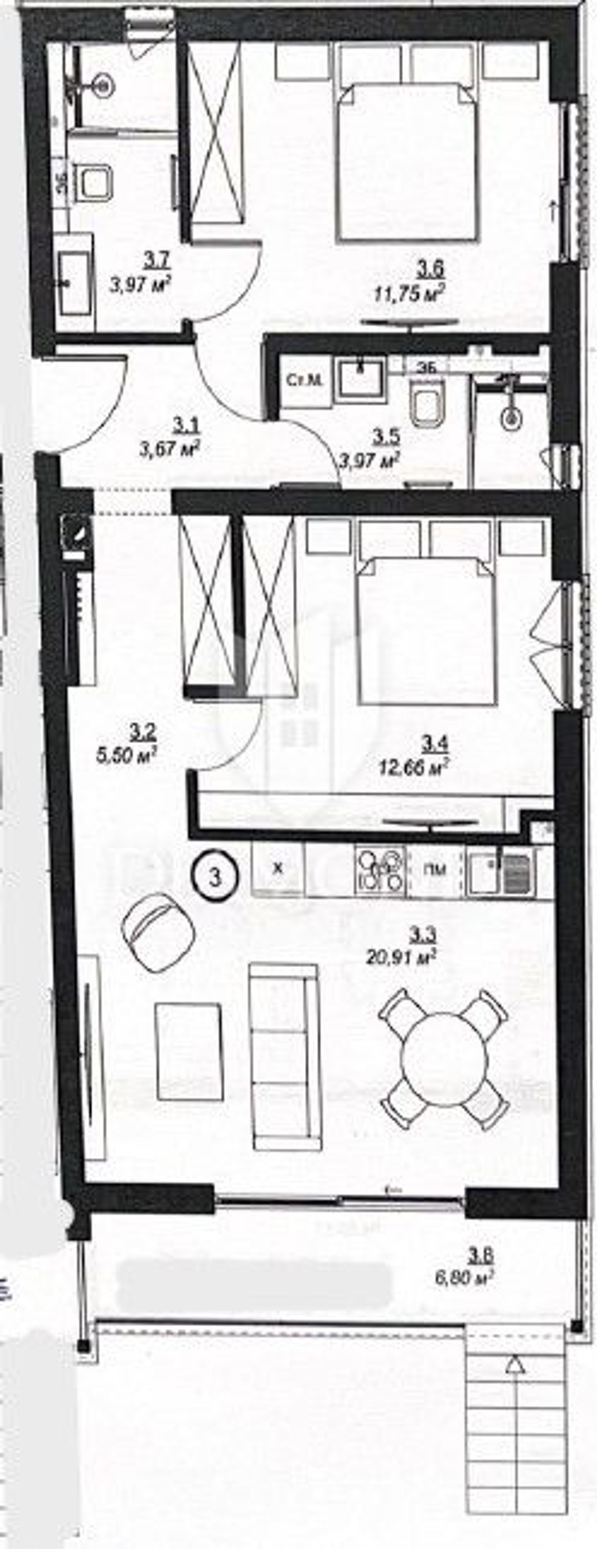 Condominium in Medulin, Istarska Zupanija 11907461