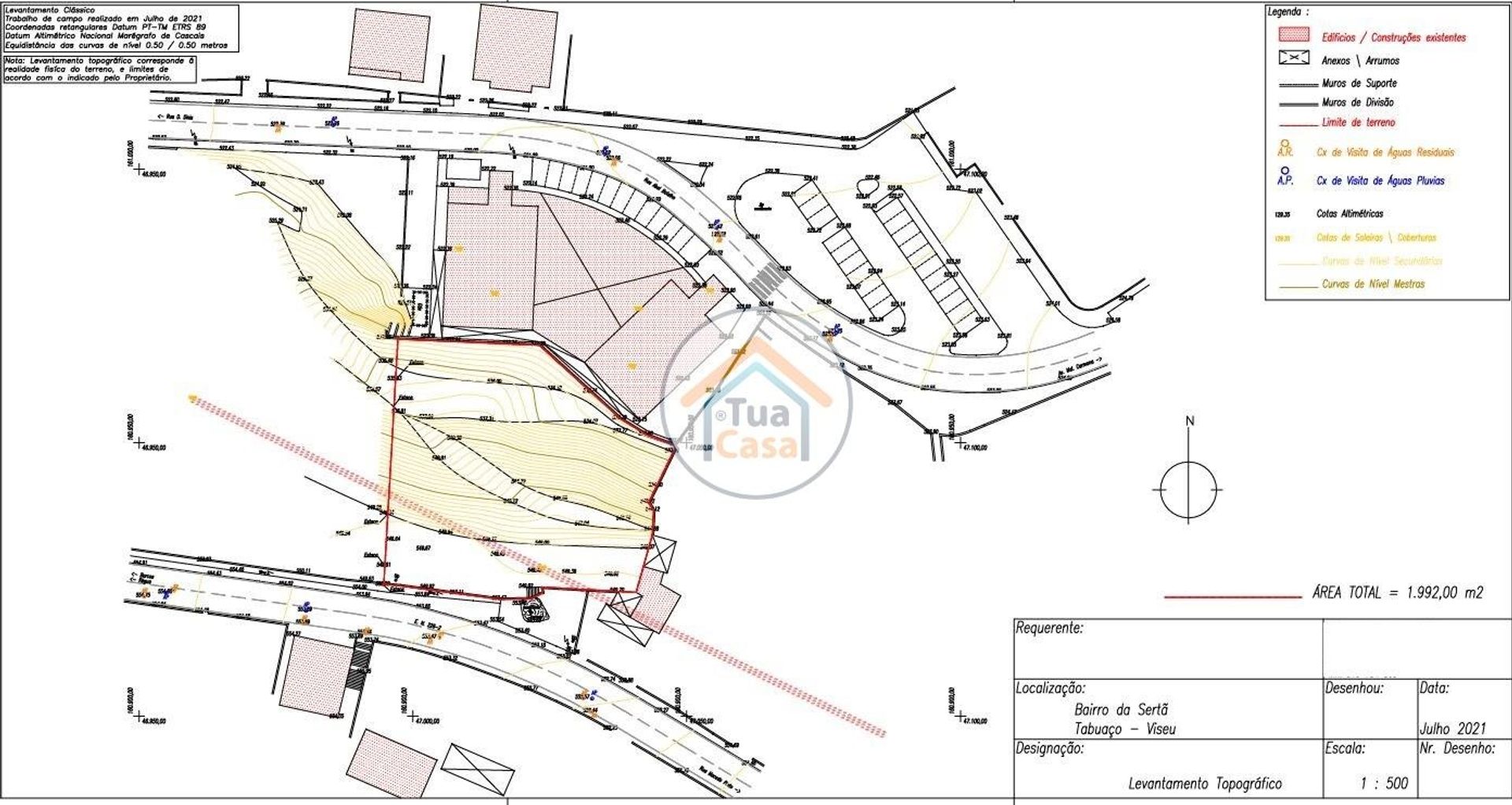 Земельные участки в Tabuaço, Viseu District 11970653