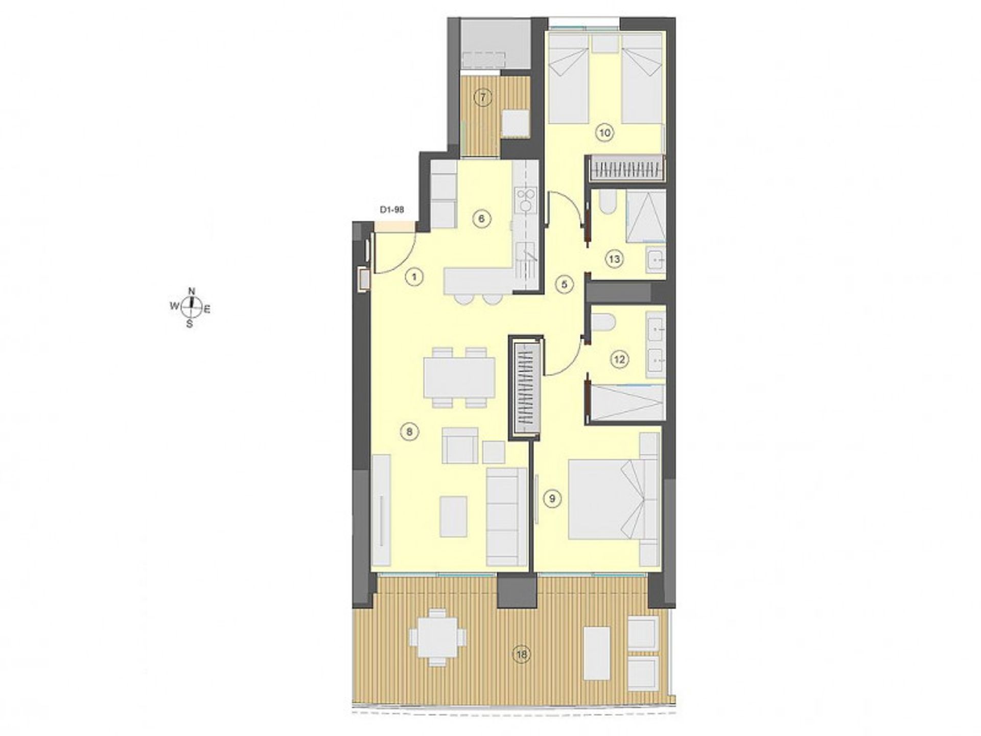 Kondominium w Torre-Pacheco, Región de Murcia 11972153