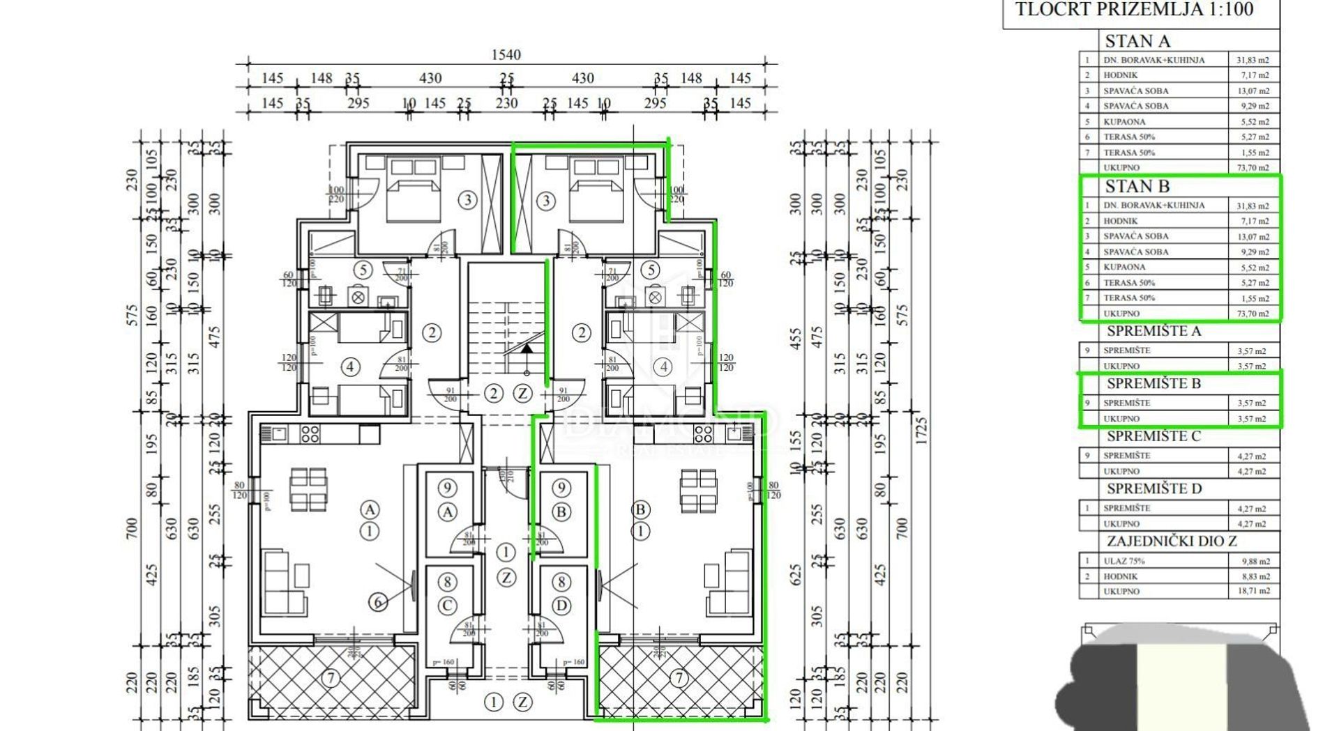 Condominio nel Poreč, Istria County 12000350