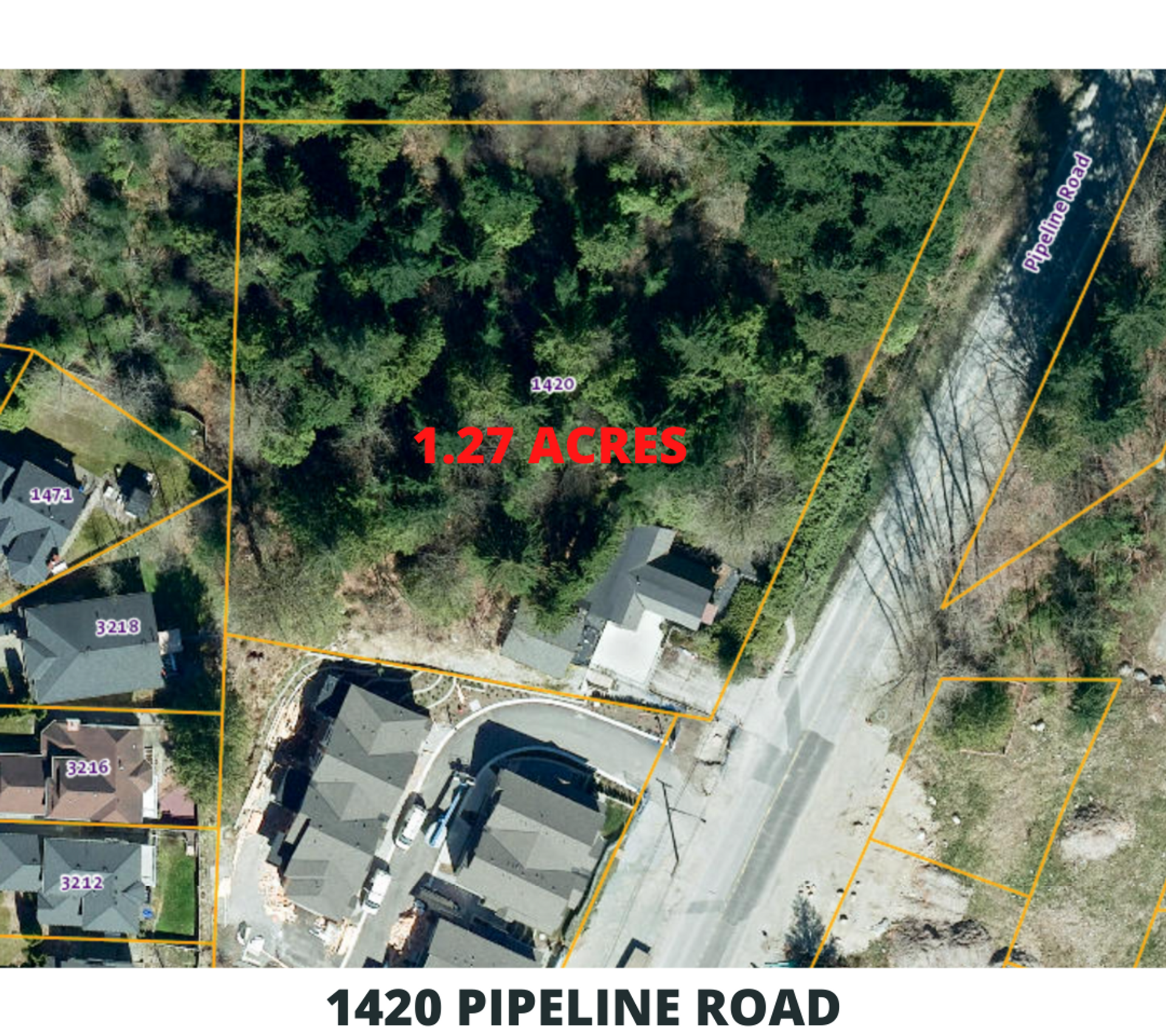 Land i Coquitlam, Pipeline Road 12010580