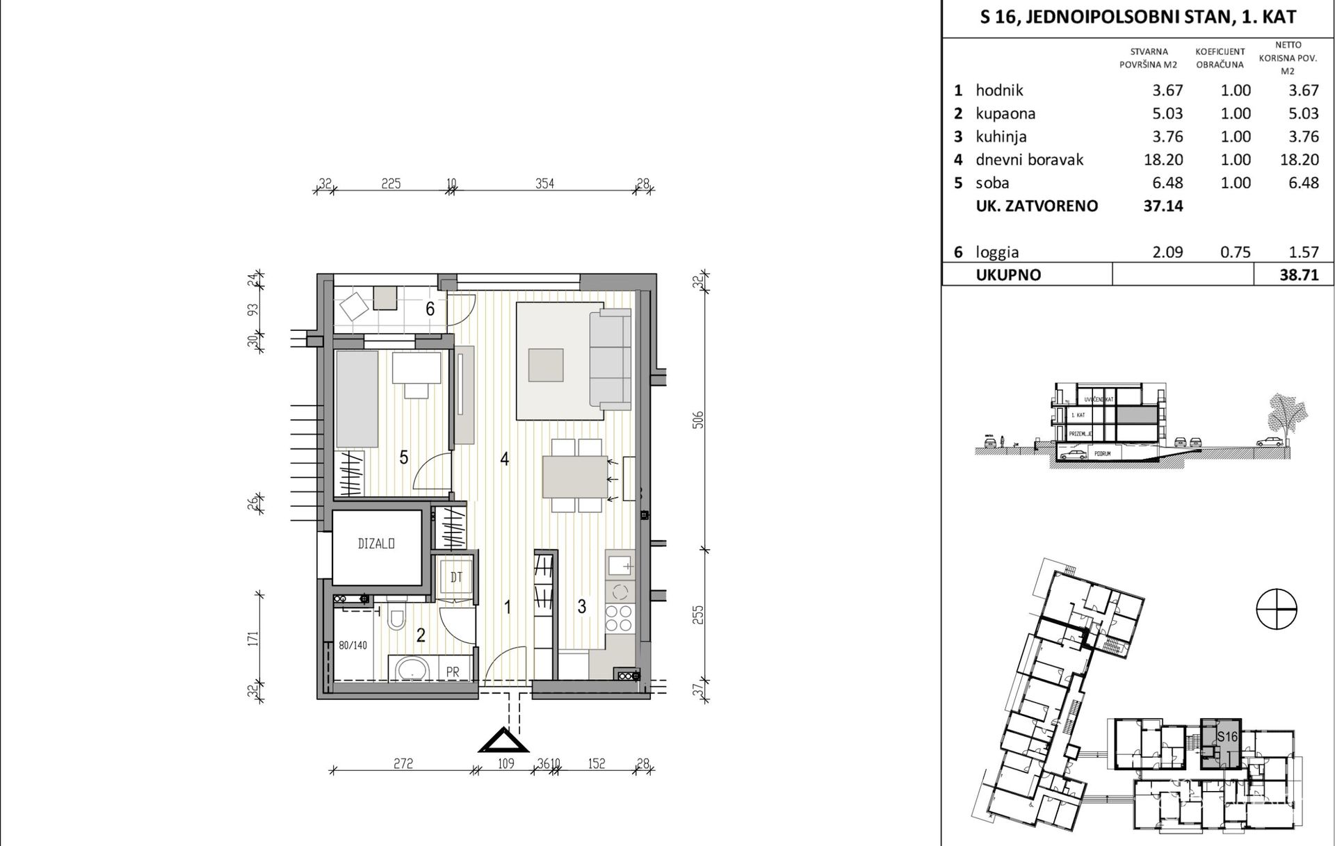 عمارات في Zagreb,  12013165