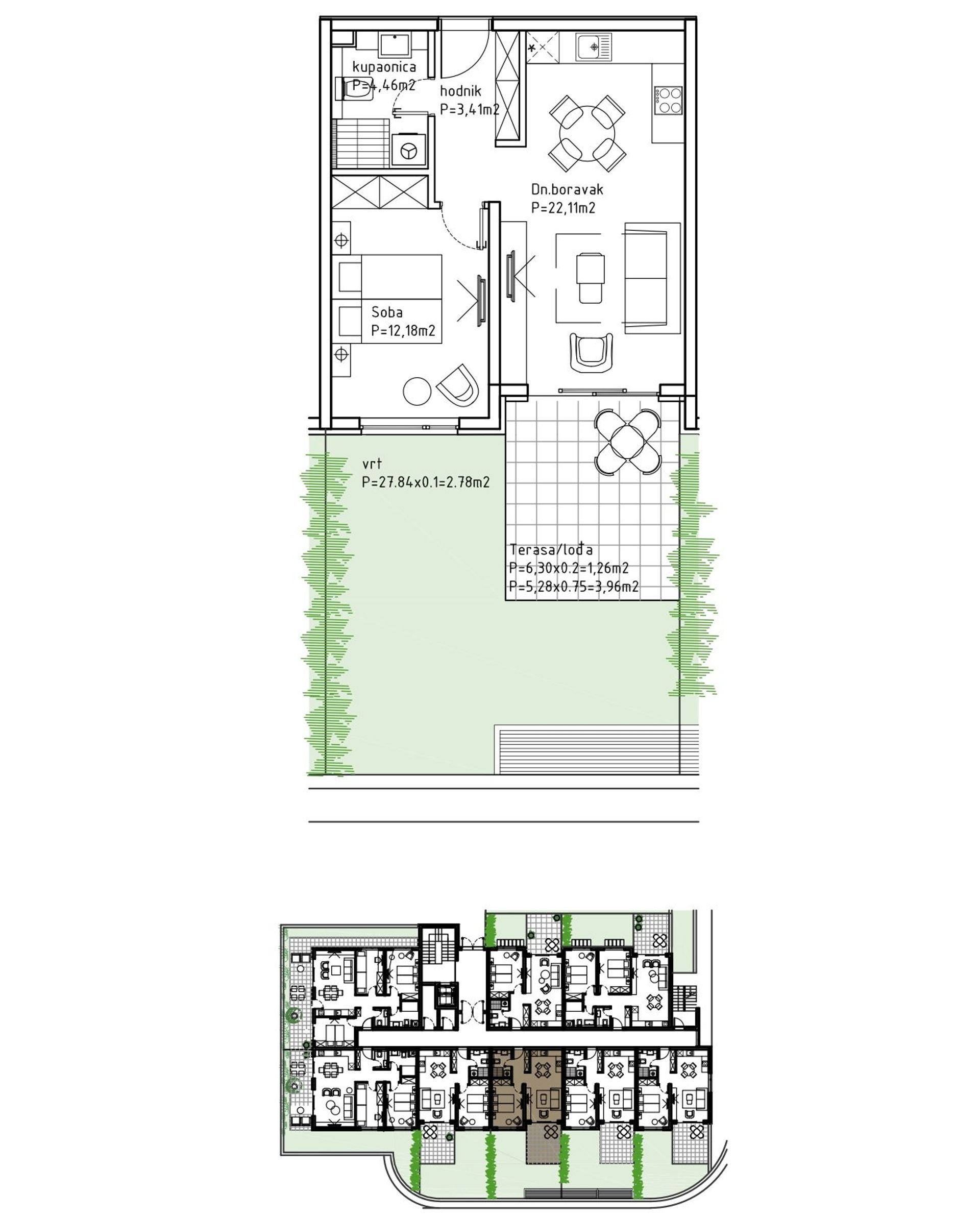 Condominio en Makarska, Splitsko-dalmatinska županija 12013178