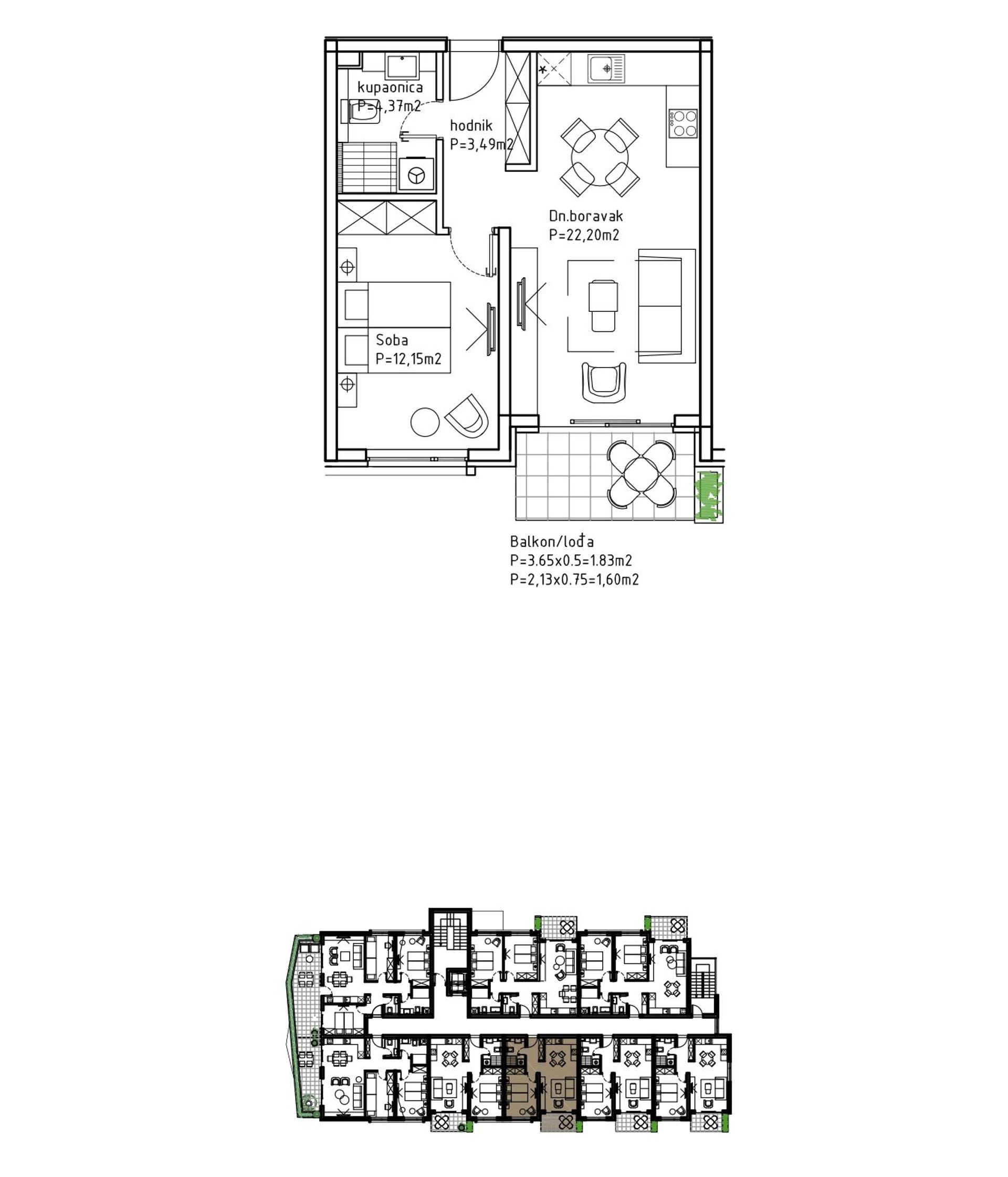 عمارات في Makarska, Splitsko-dalmatinska županija 12013182